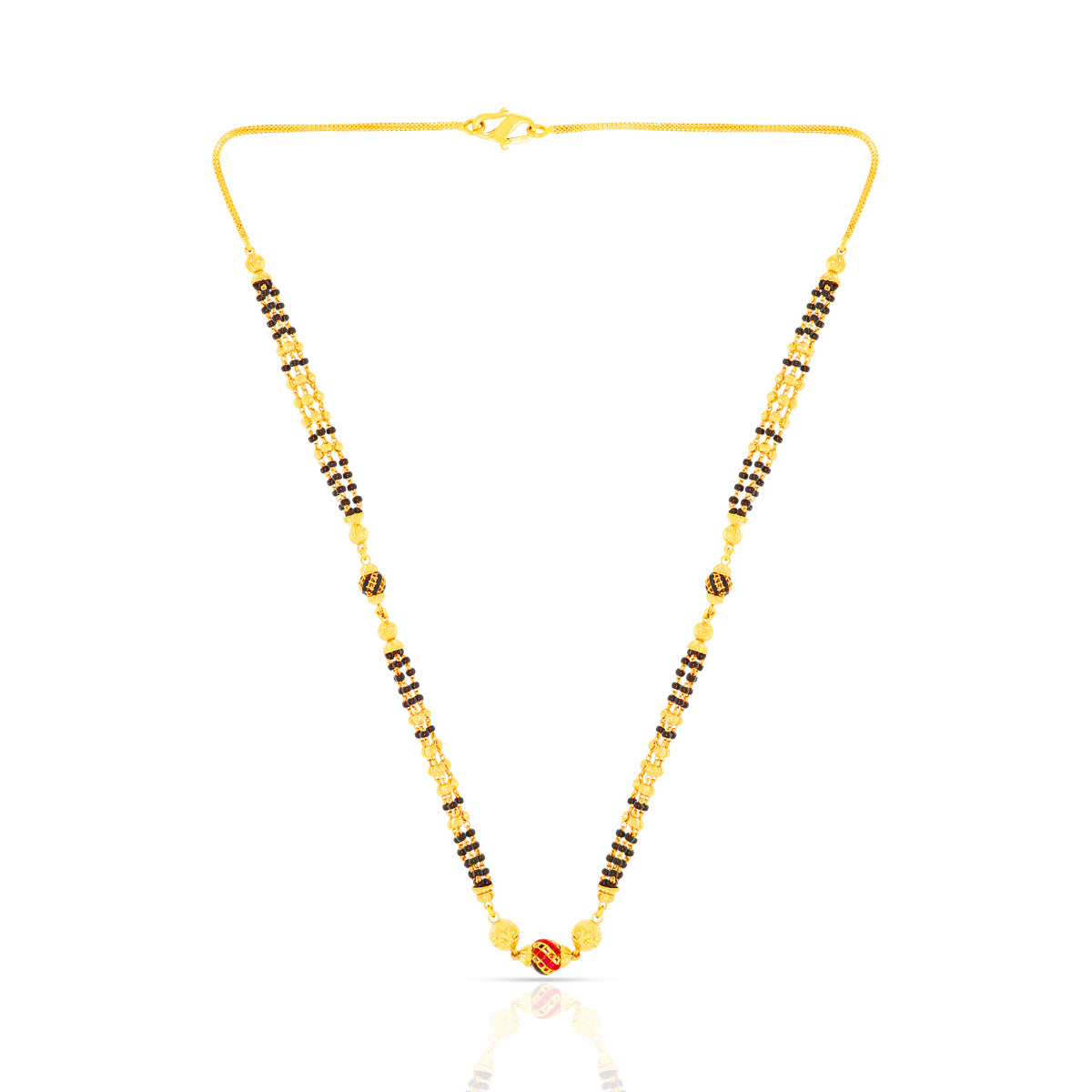 Radiant Threat 22K Gold Short Mangalsutra