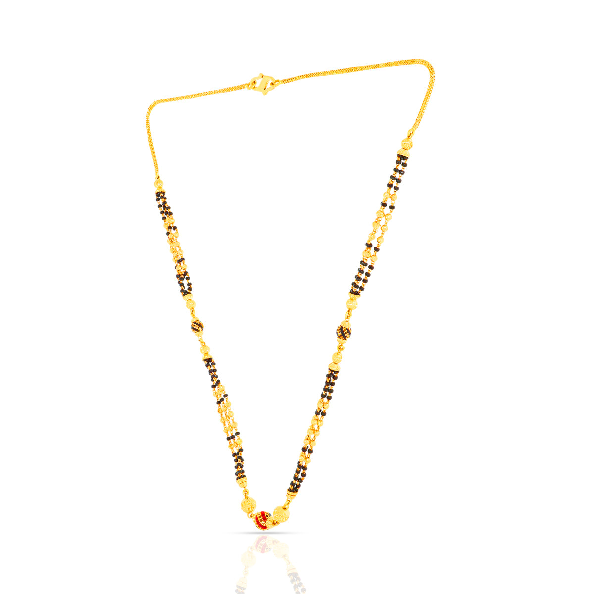 Radiant Threat 22K Gold Short Mangalsutra
