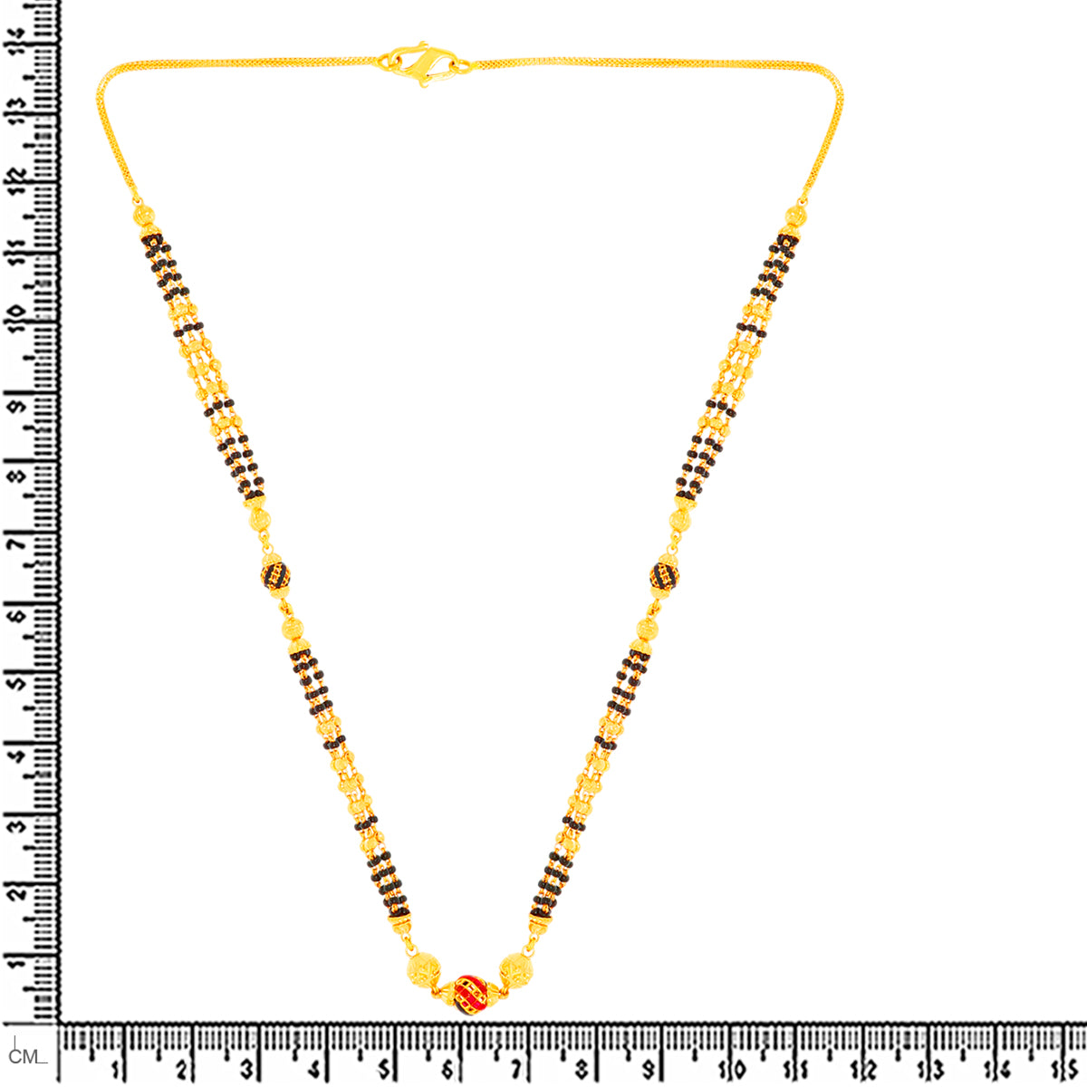 Radiant Threat 22K Gold Short Mangalsutra