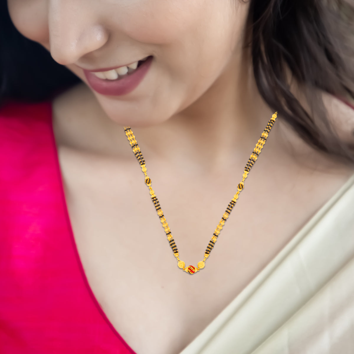 Radiant Threat 22K Gold Short Mangalsutra