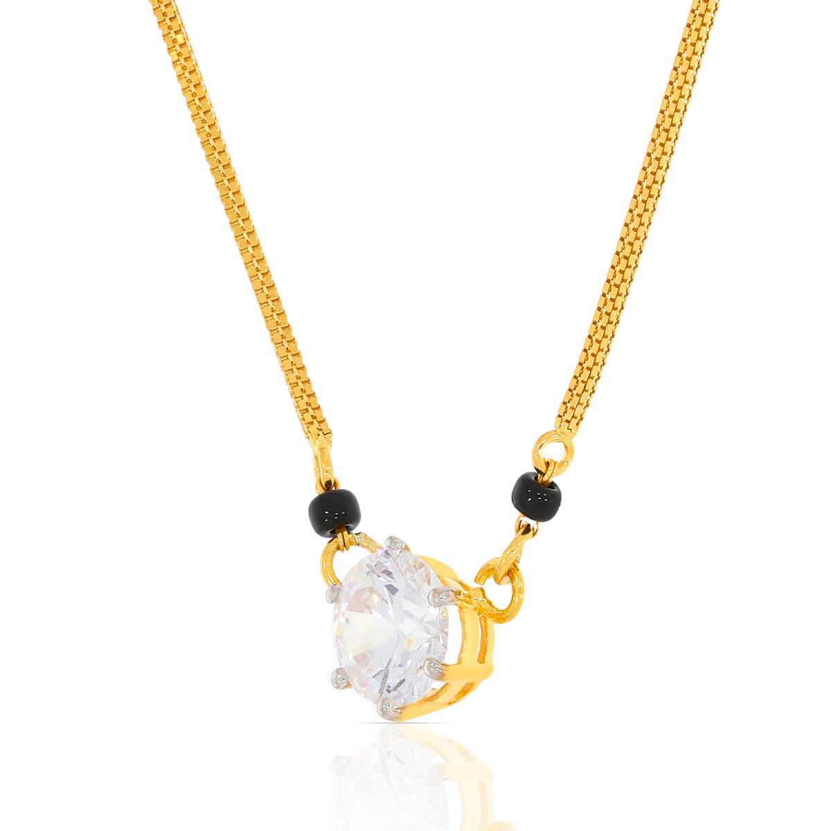 Golden SleeK Short Mangalsutra 22K