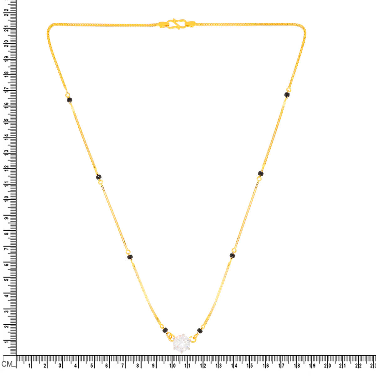 Golden SleeK Short Mangalsutra 22K