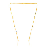 22K Gold Short Mangalsutra with Slender Glow