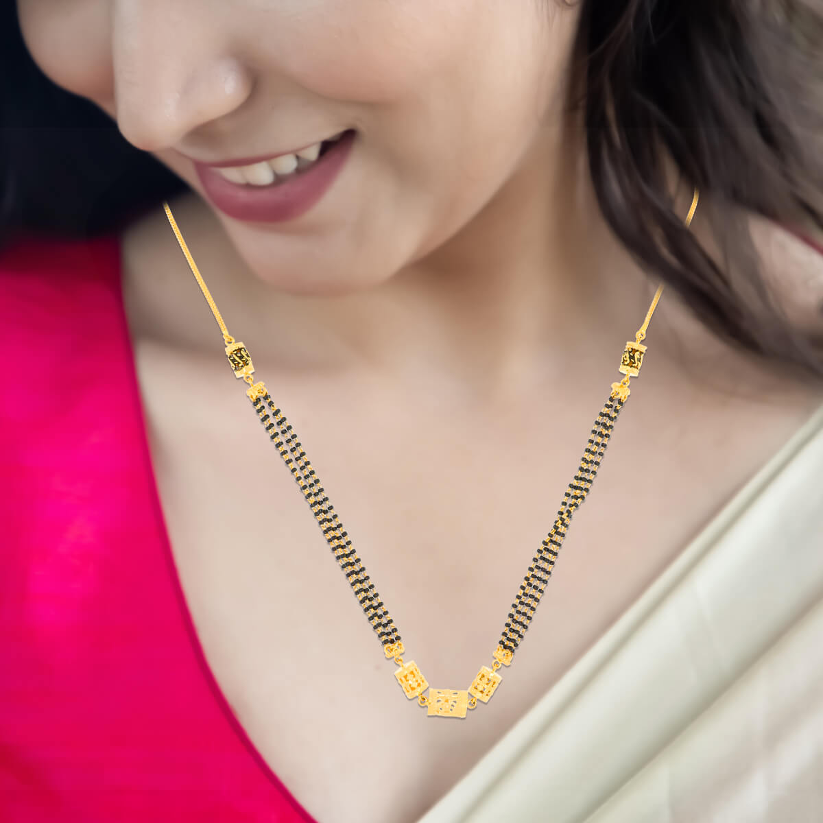 Daily Gleam 22K Gold Short Mangalsutra