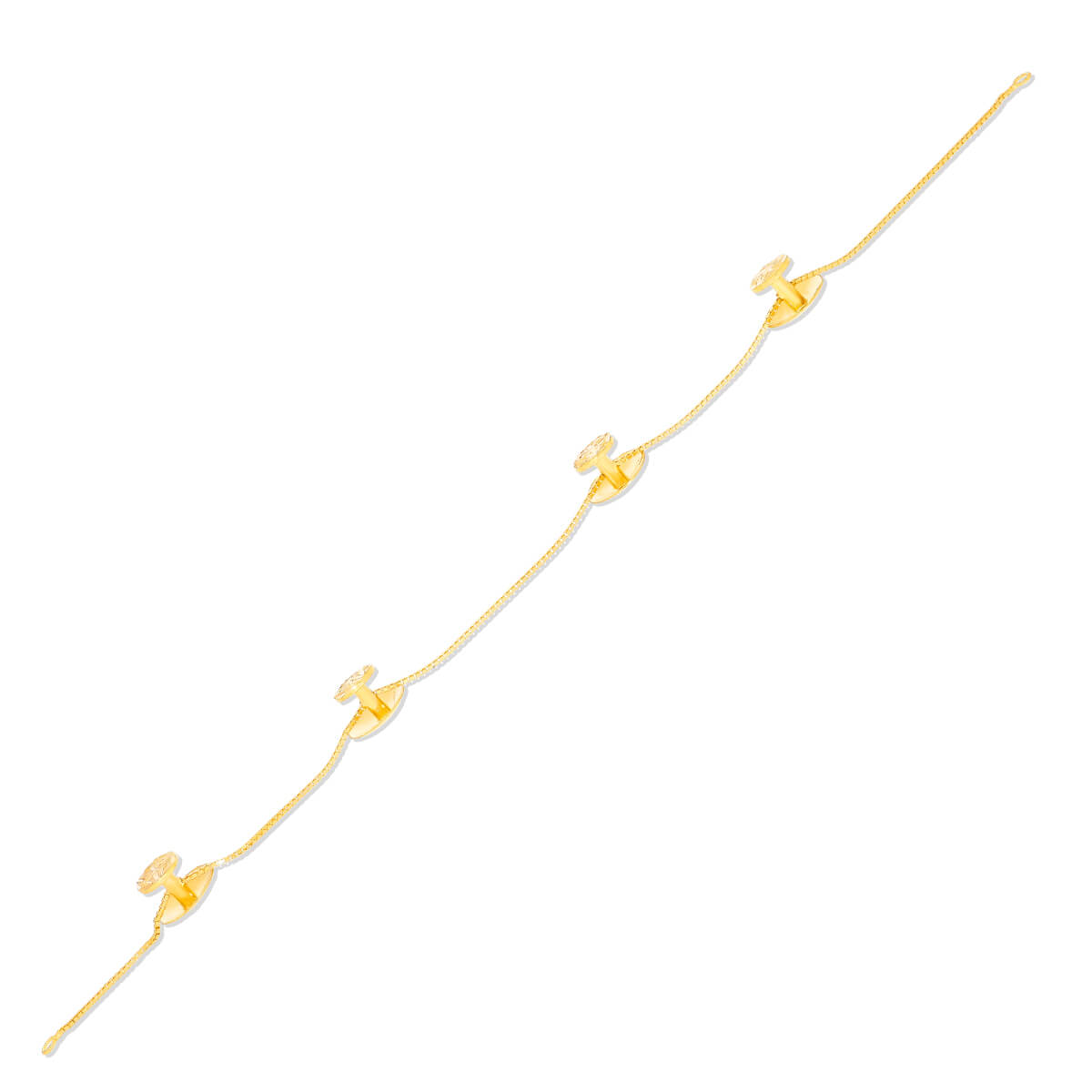 22K Subtle Elegance Gold Kurta Buttons for Men