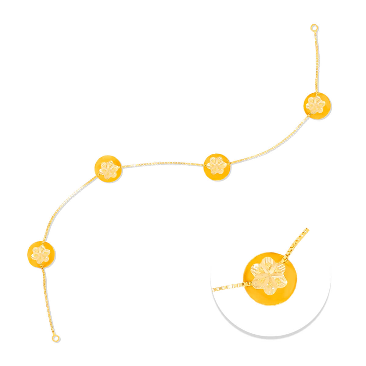 Golden Elegance Men Gold Kurta Buttons 22K