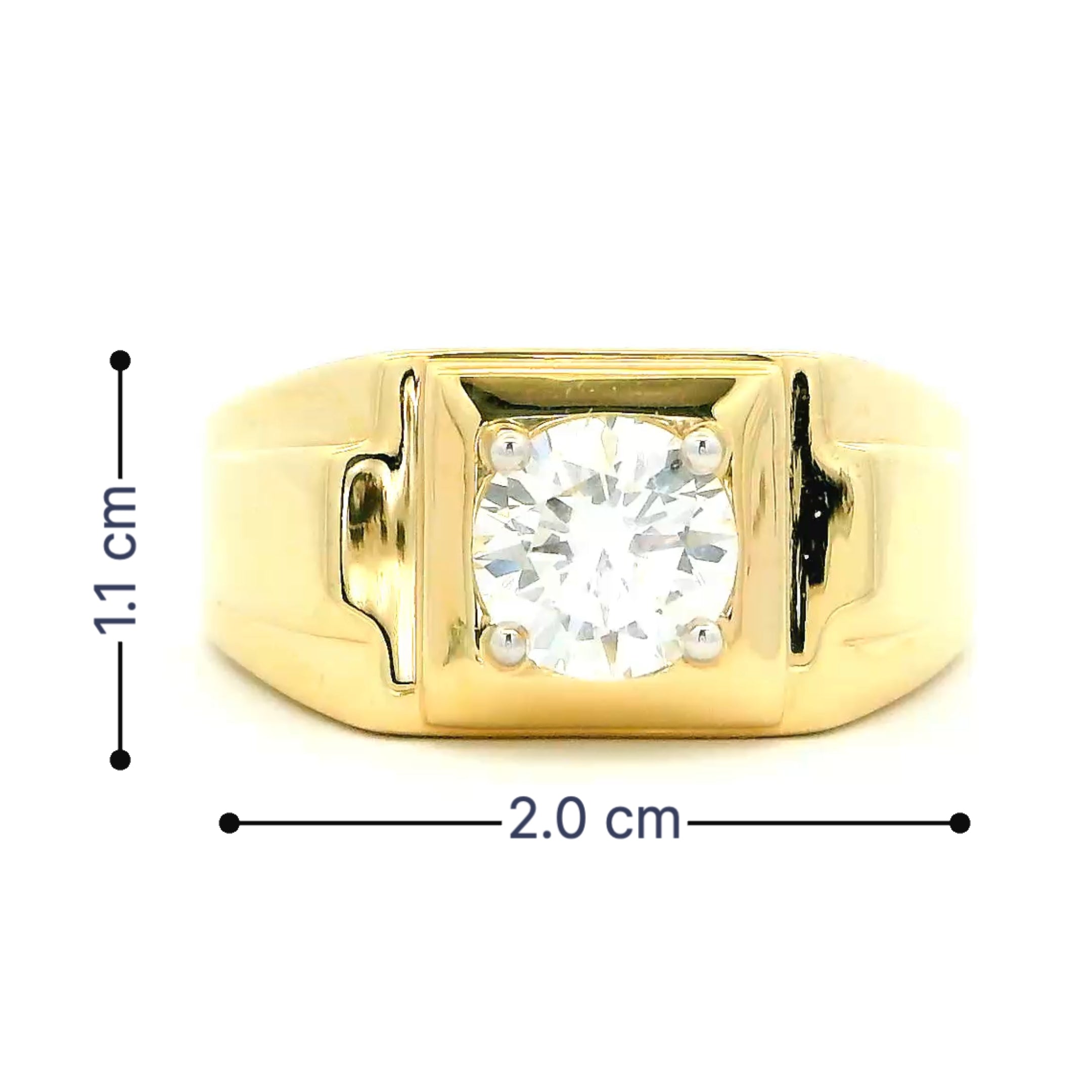 Modish Elegance Lab Grown Diamond Ring
