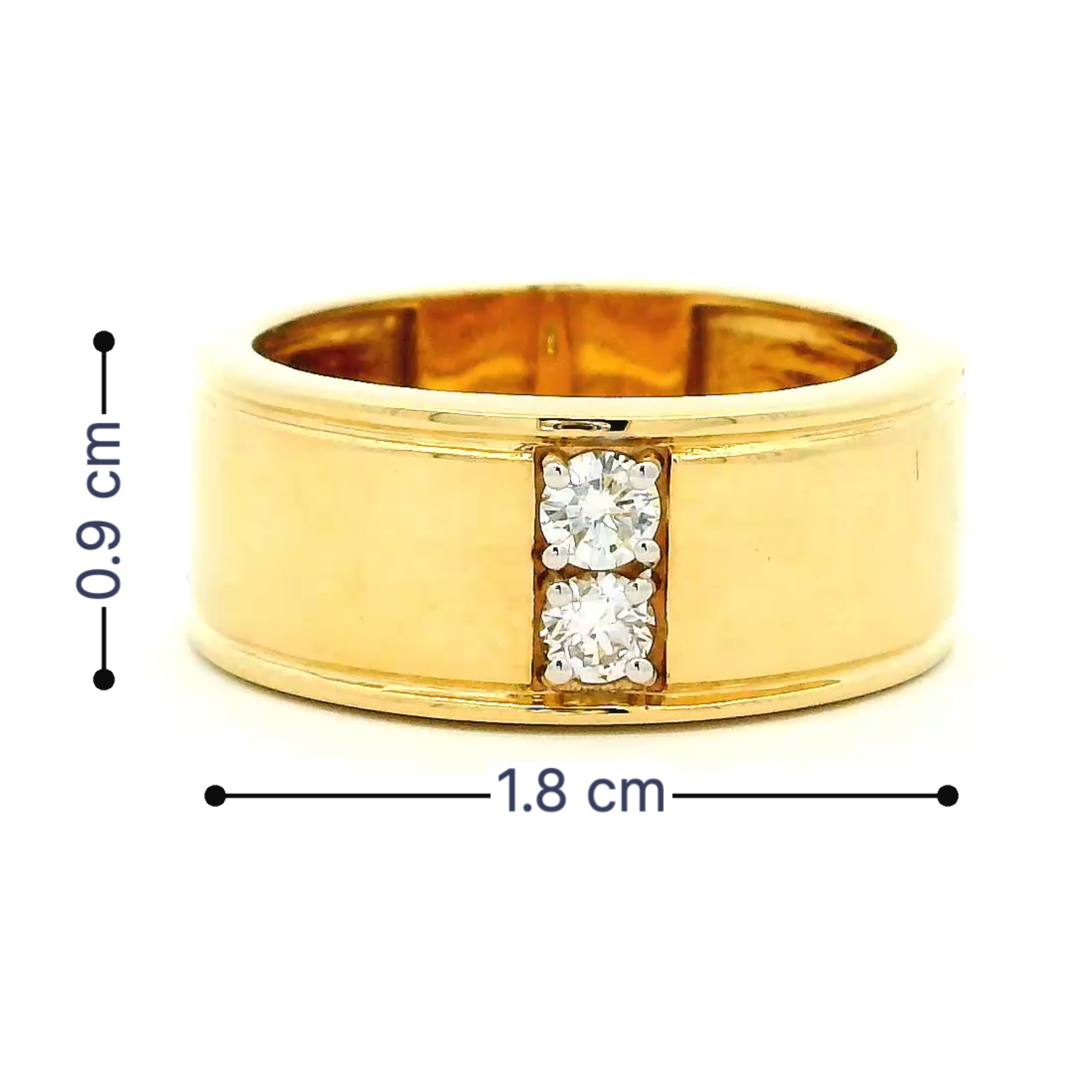 Robust Shine Lab Grown Daimond Ring for Men