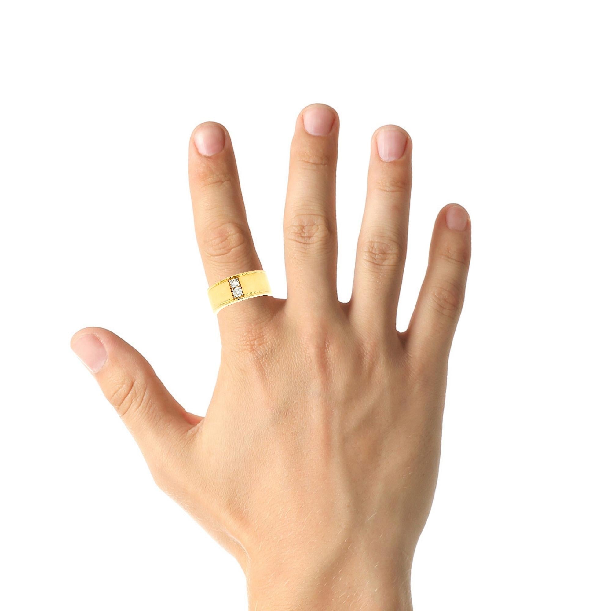 Robust Shine Lab Grown Daimond Ring for Men