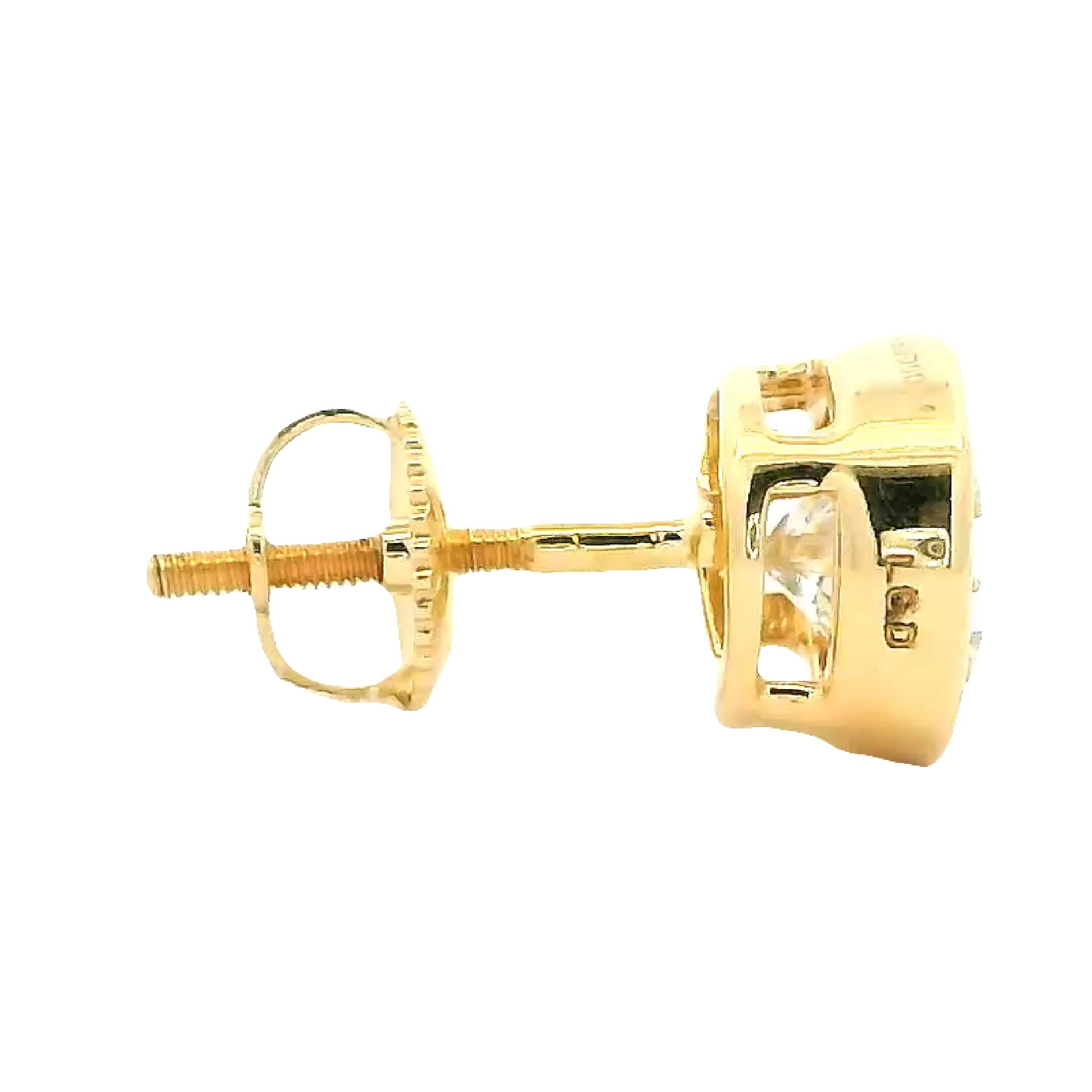 Bold Radiance Men Gold Studs