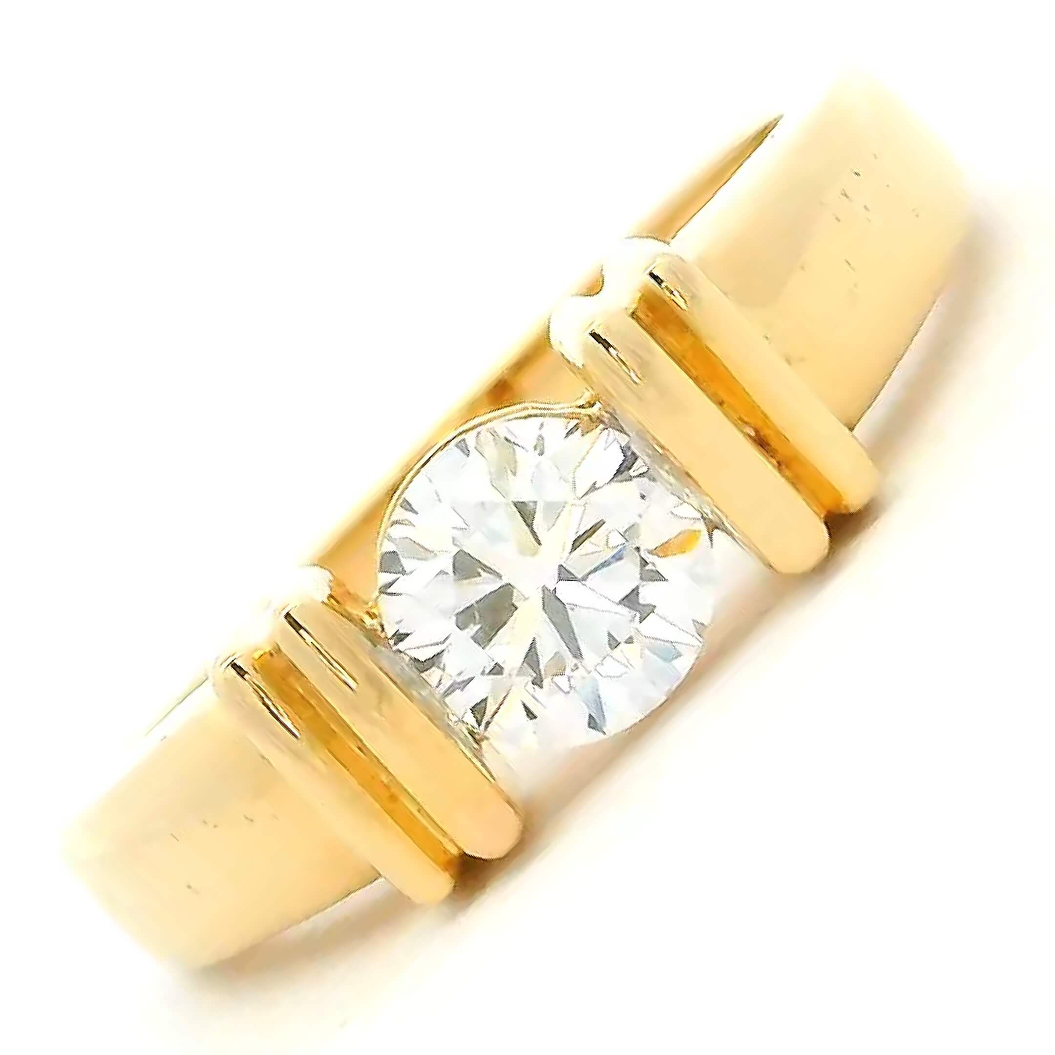 14K Lab Grown Diamond Ring For Men