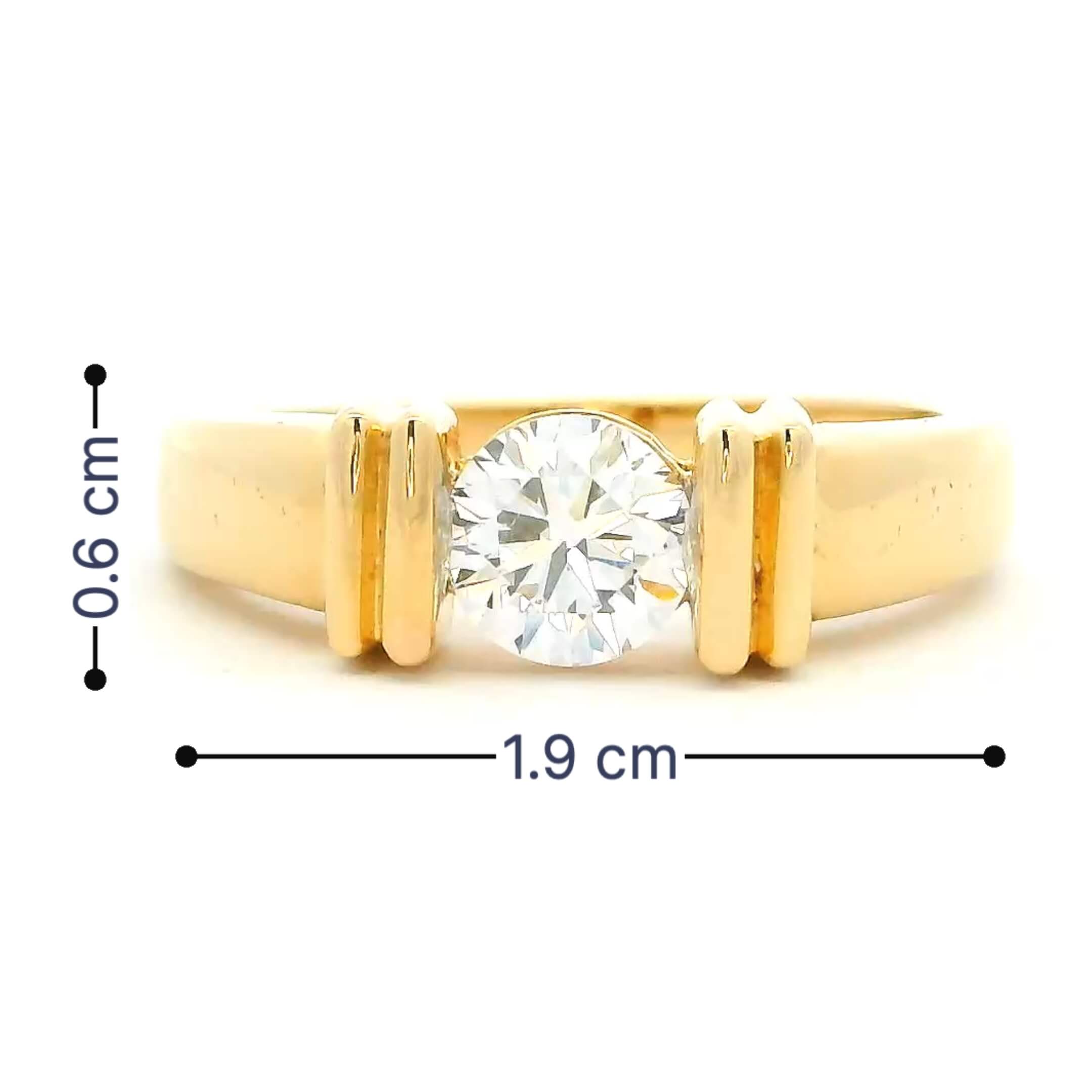 14K Lab Grown Diamond Ring For Men