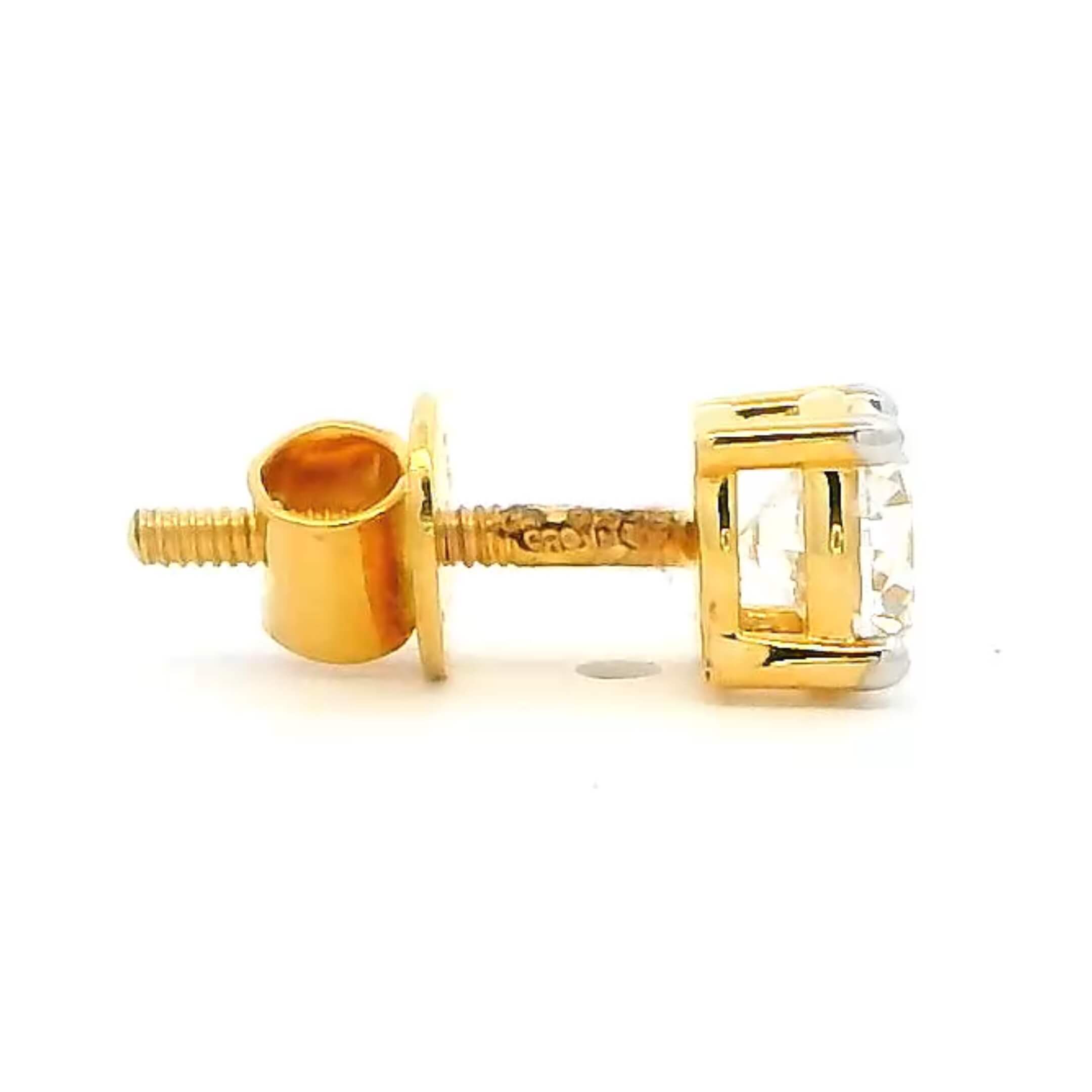 Modern Machismo Men Gold Studs