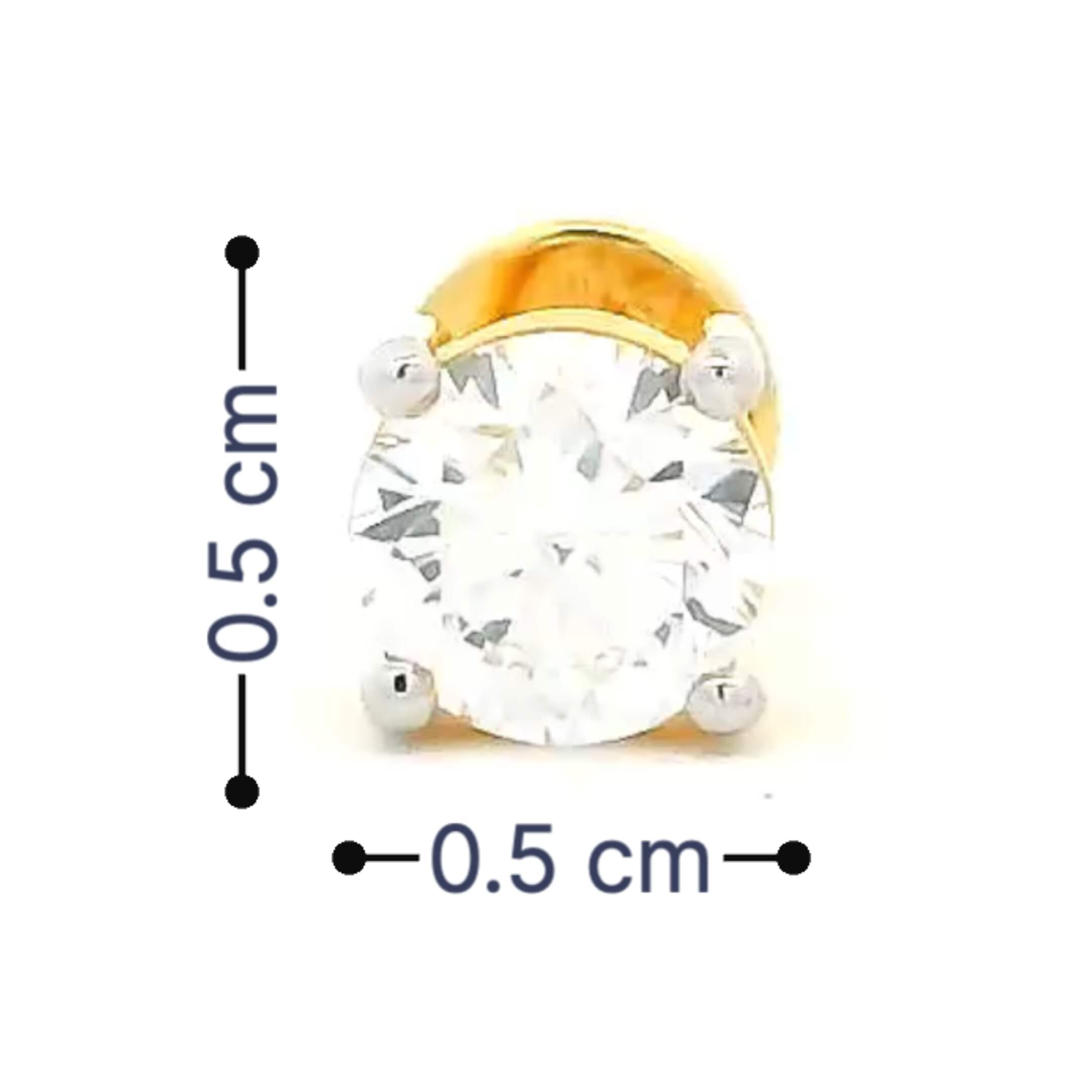 Modern Machismo Men Gold Studs