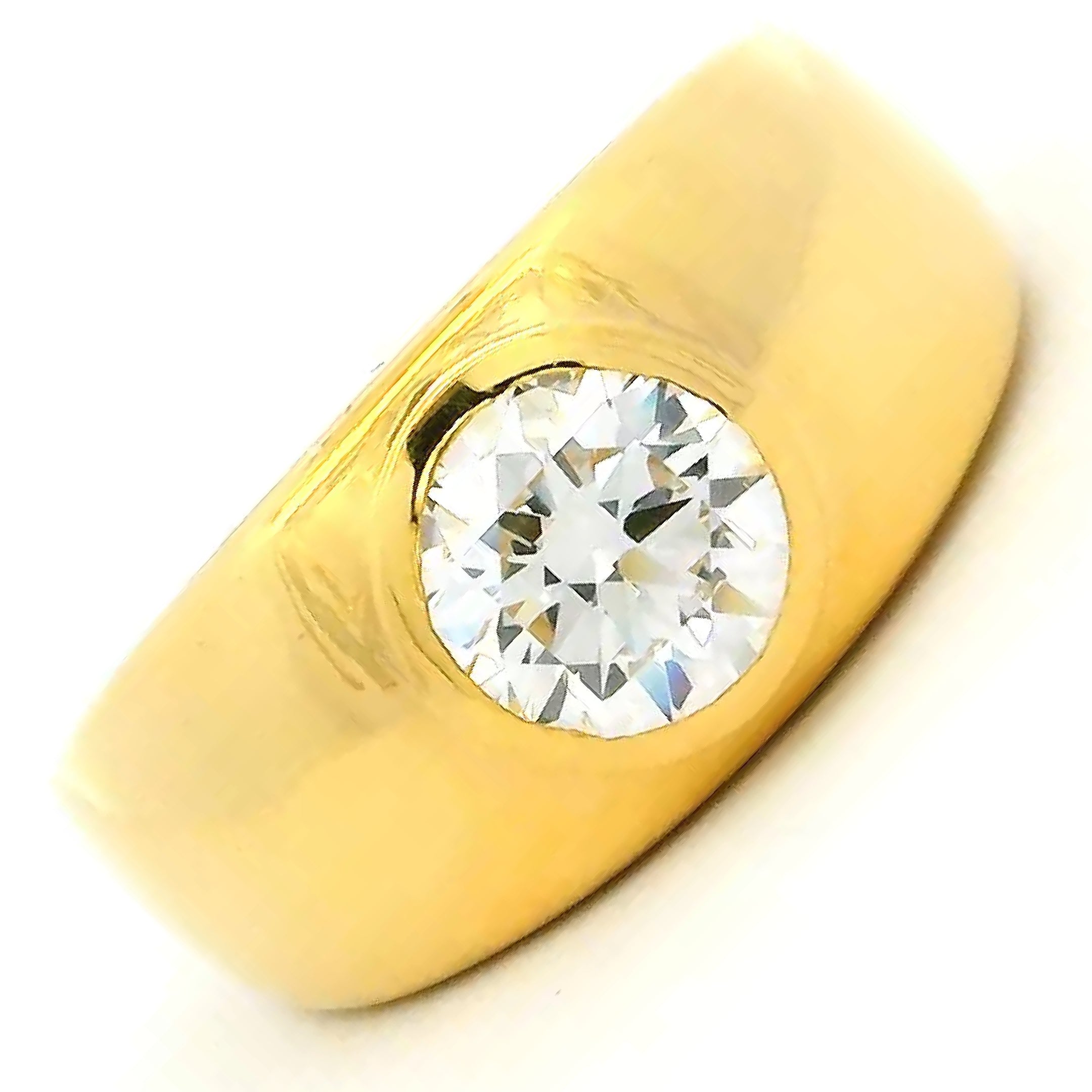 9K Lab Grown Diamond Ring For Men