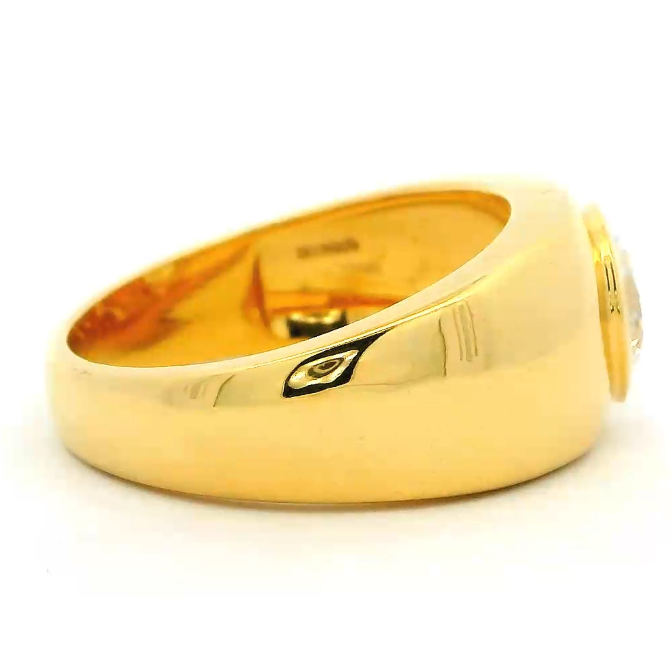 9K Lab Grown Diamond Ring For Men