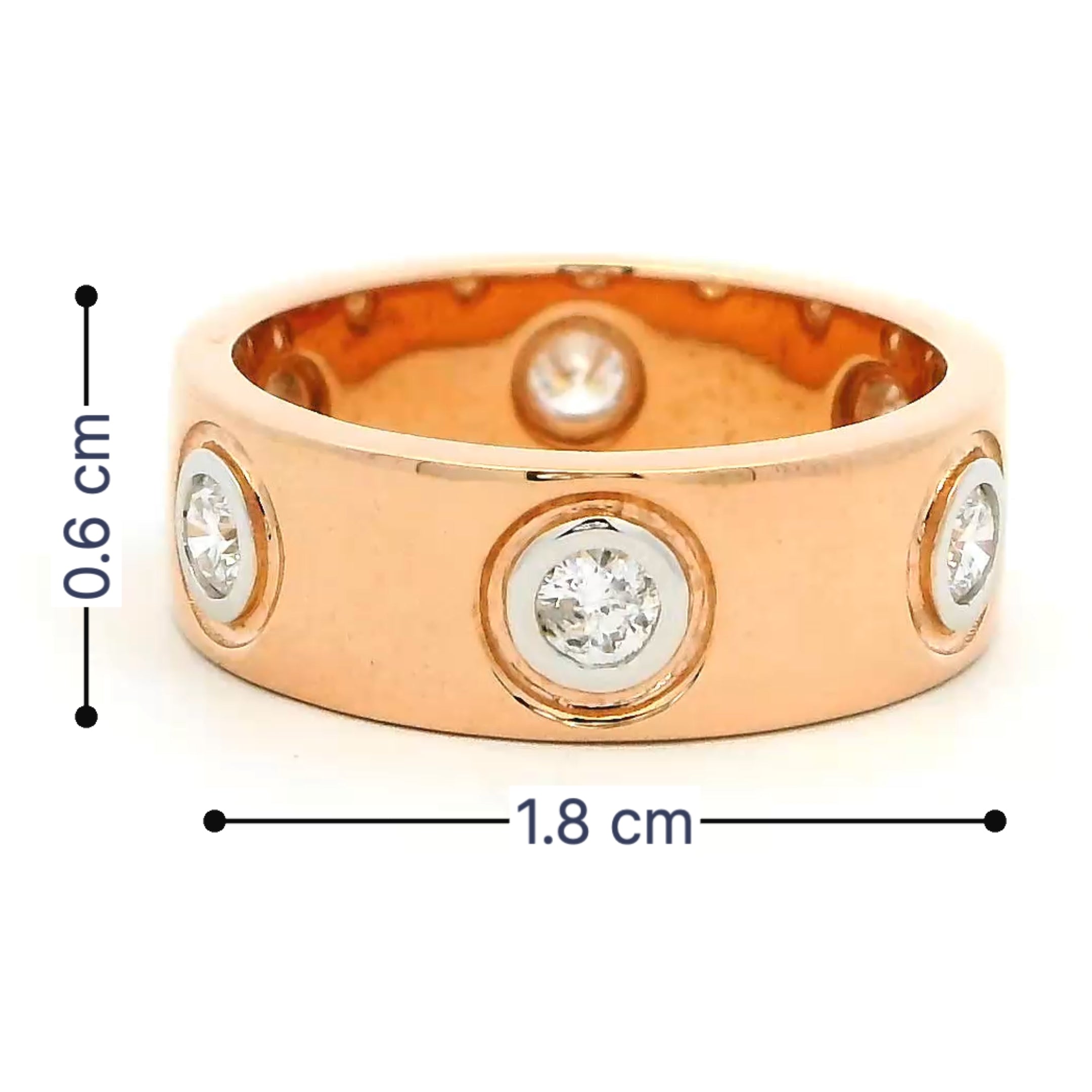 9K Lab Grown Diamond Ring For Men
