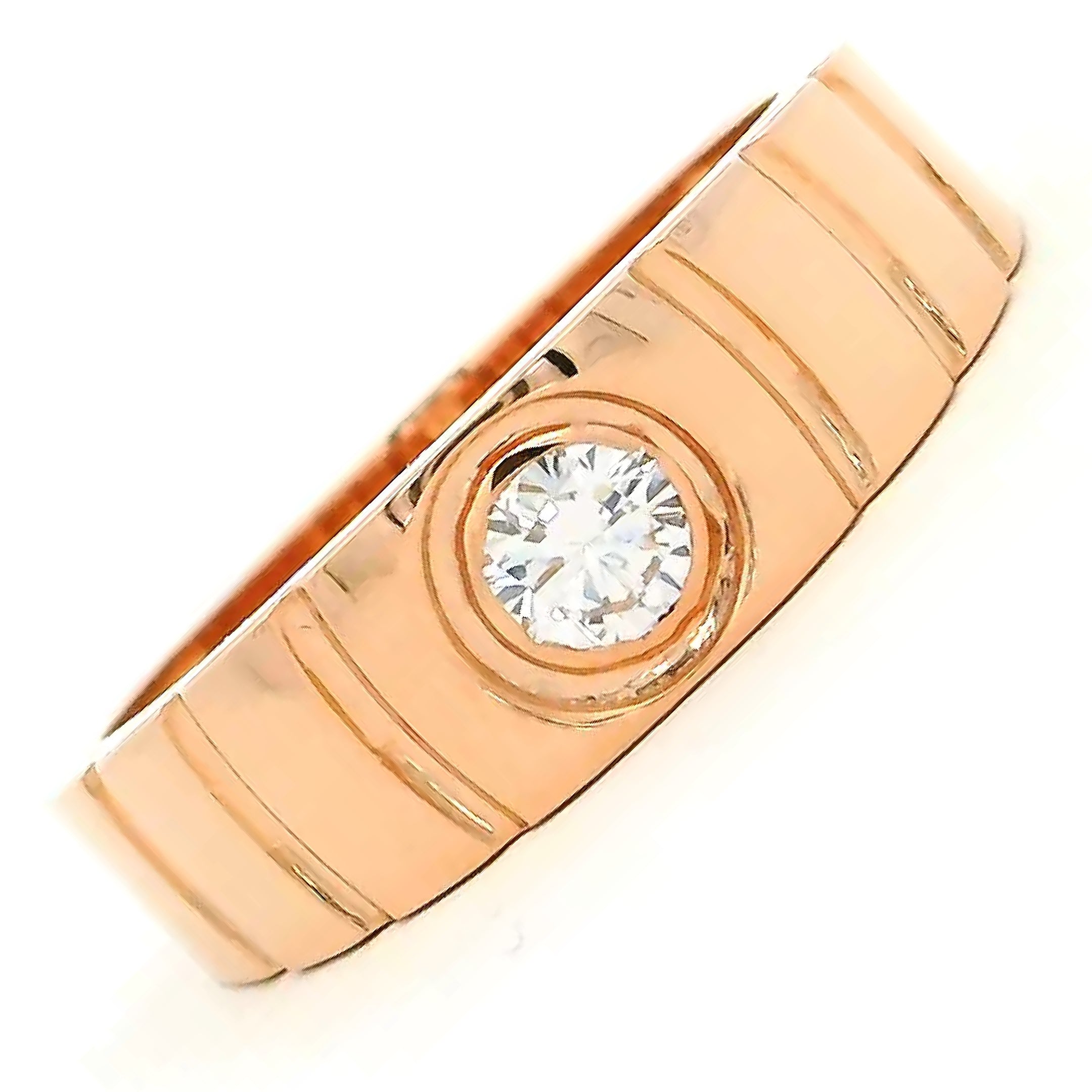 14K Mens Lab Grown Diamond Ring