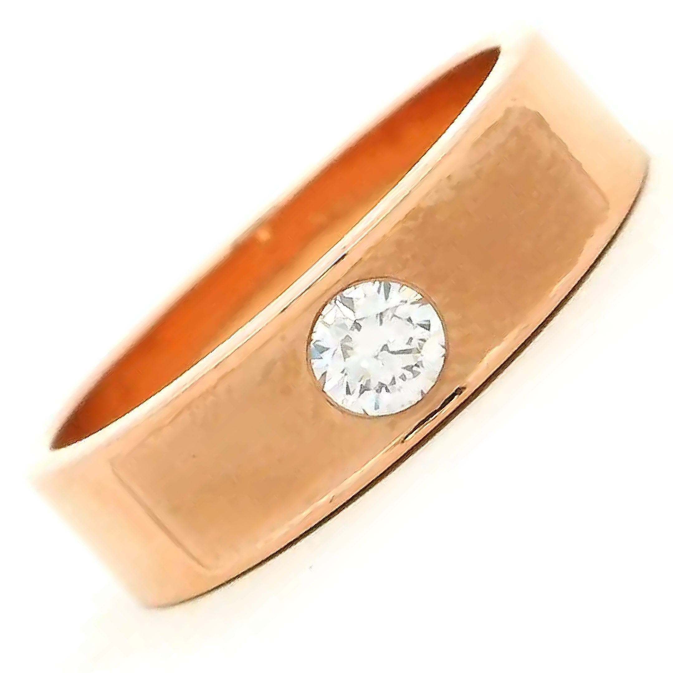 14K Mens Lab Grown Diamond Ring