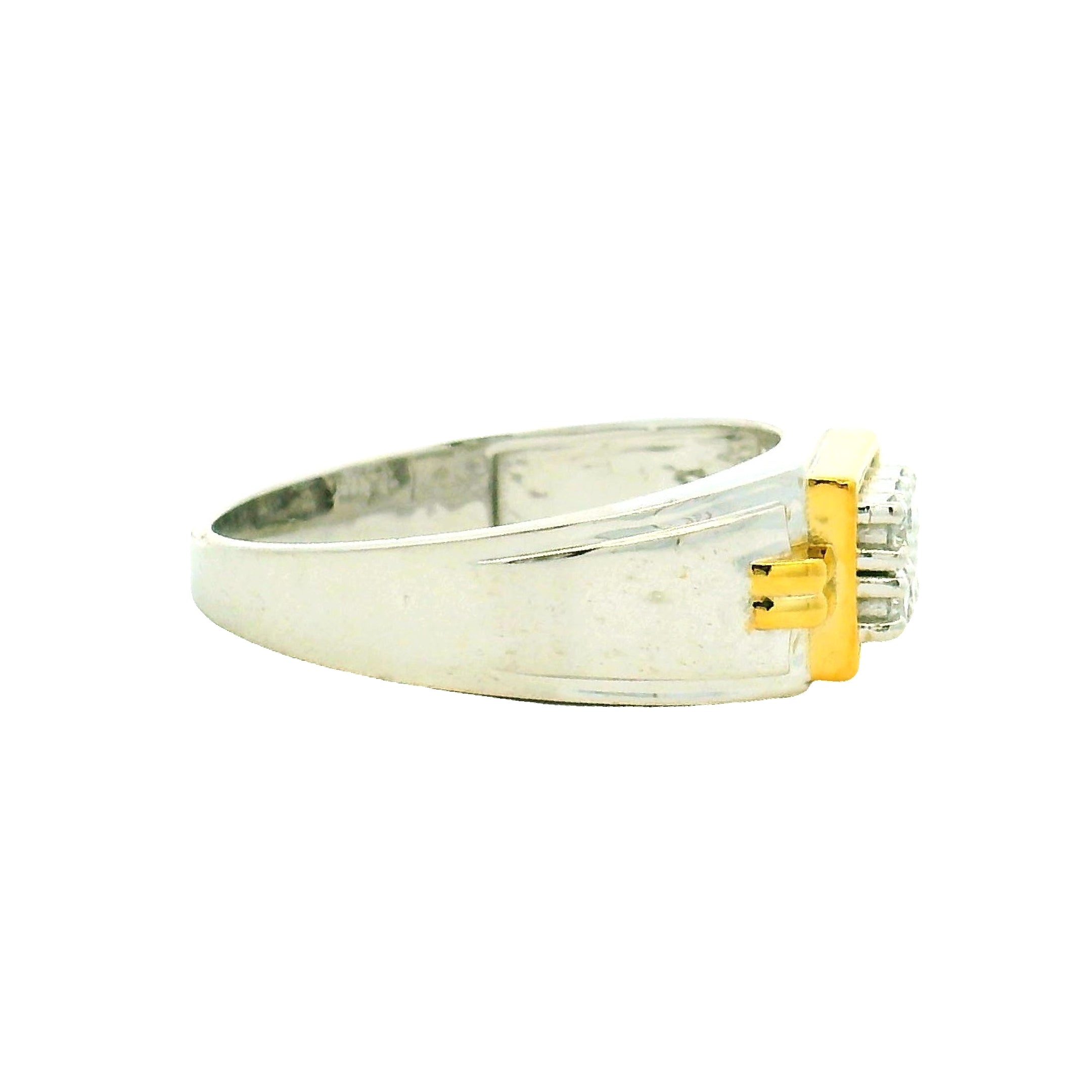 9K Mens Lab Grown Diamond Ring