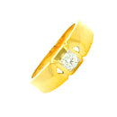 9K Mens Lab Grown Diamond Ring
