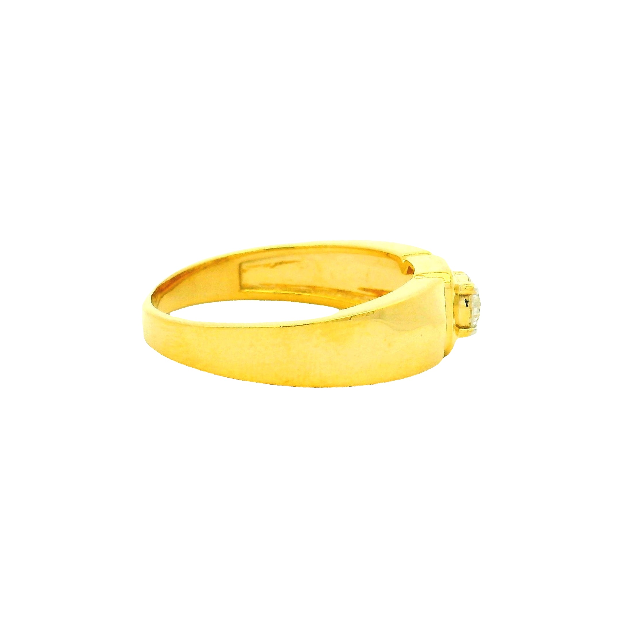 9K Mens Lab Grown Diamond Ring