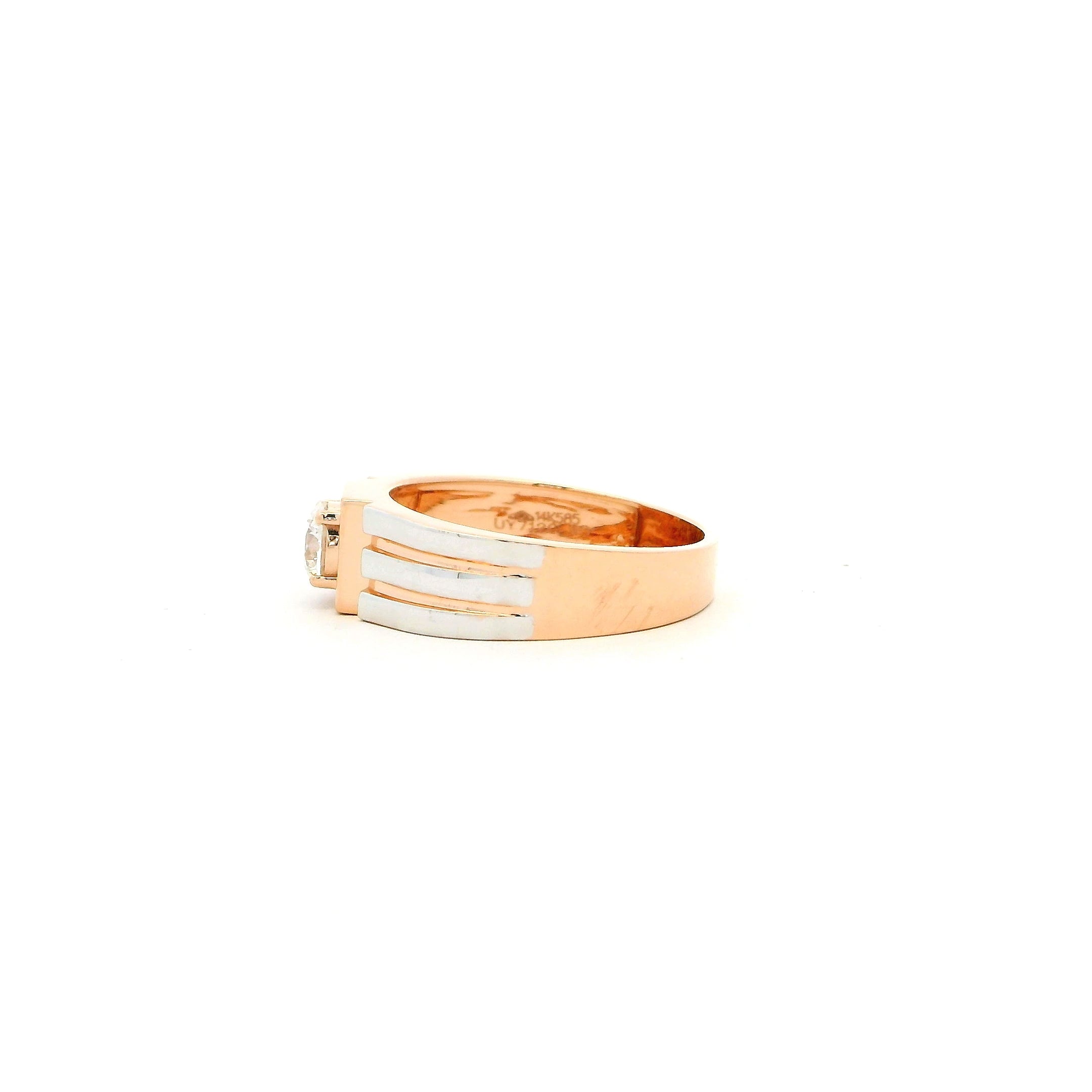 14K Lab Grown Diamond Ring For Men