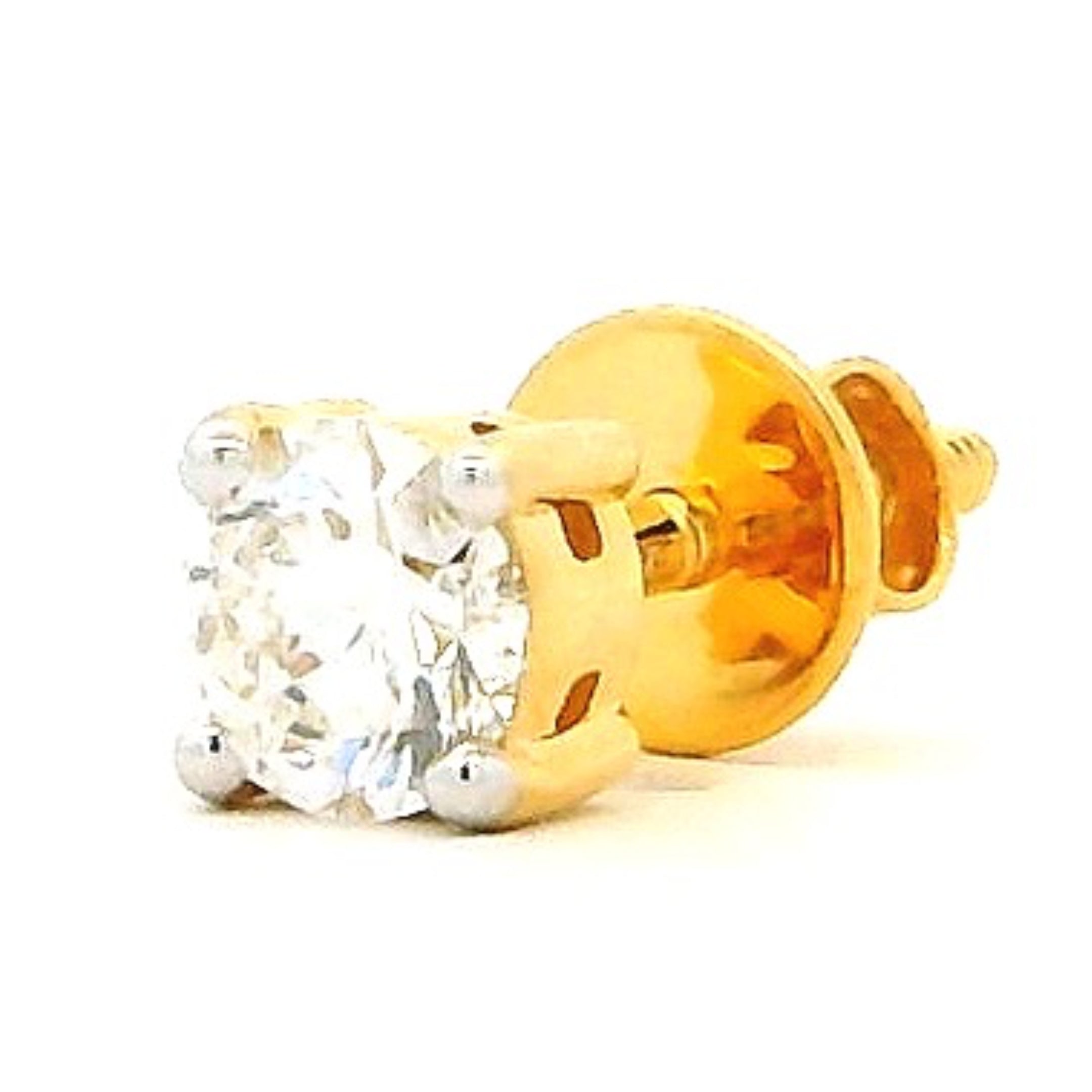 14K Lab Grown Diamond Stud For Men