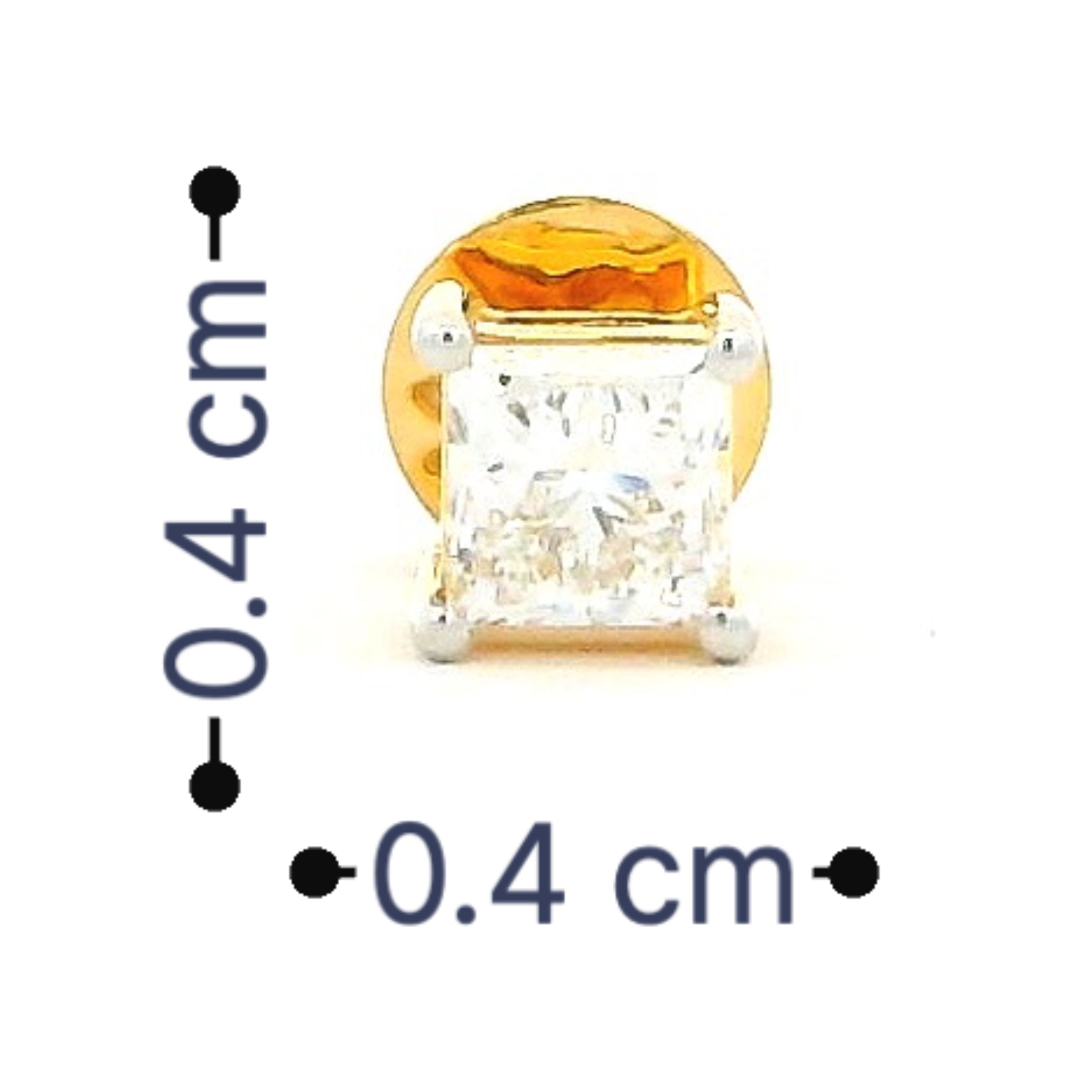 14K Lab Grown Diamond Stud For Men