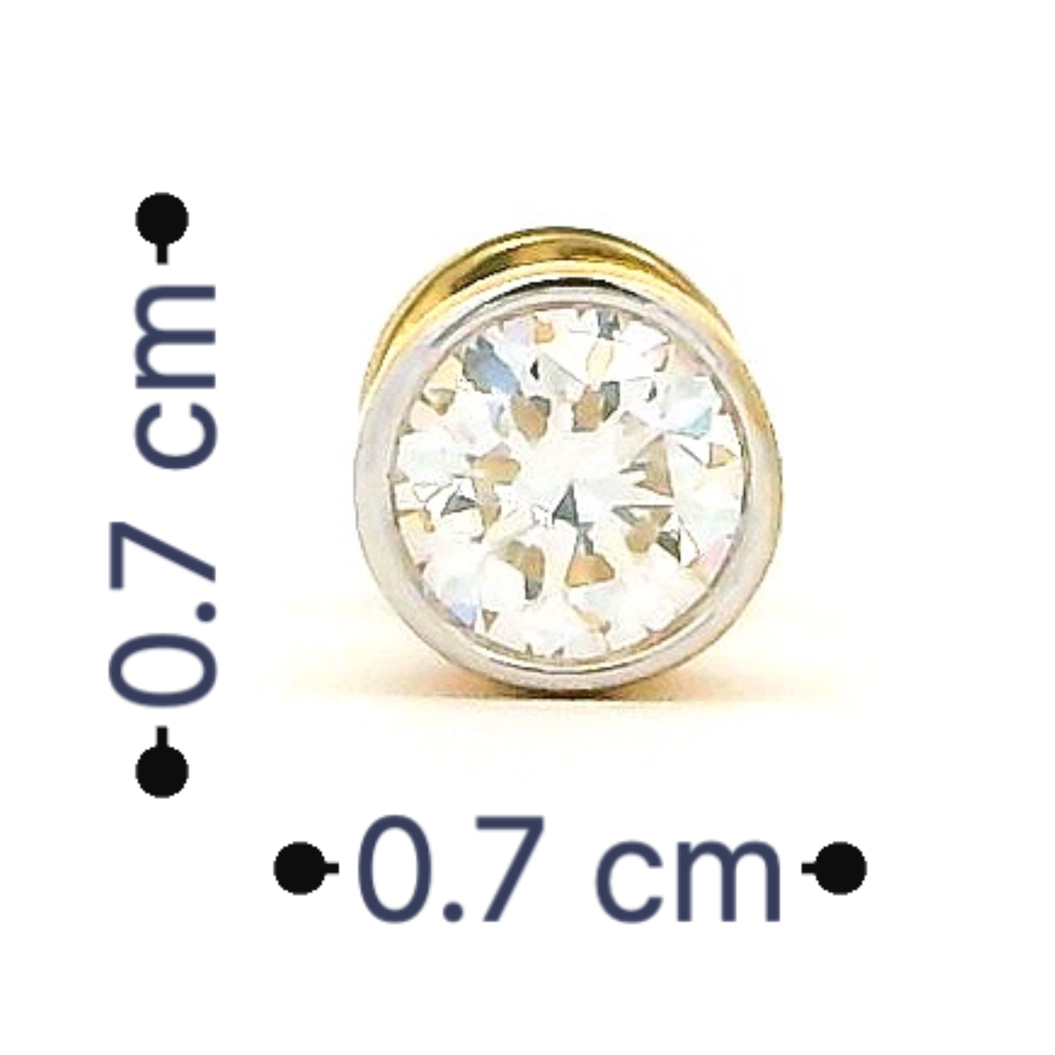14K Lab Grown Diamond Stud For Men