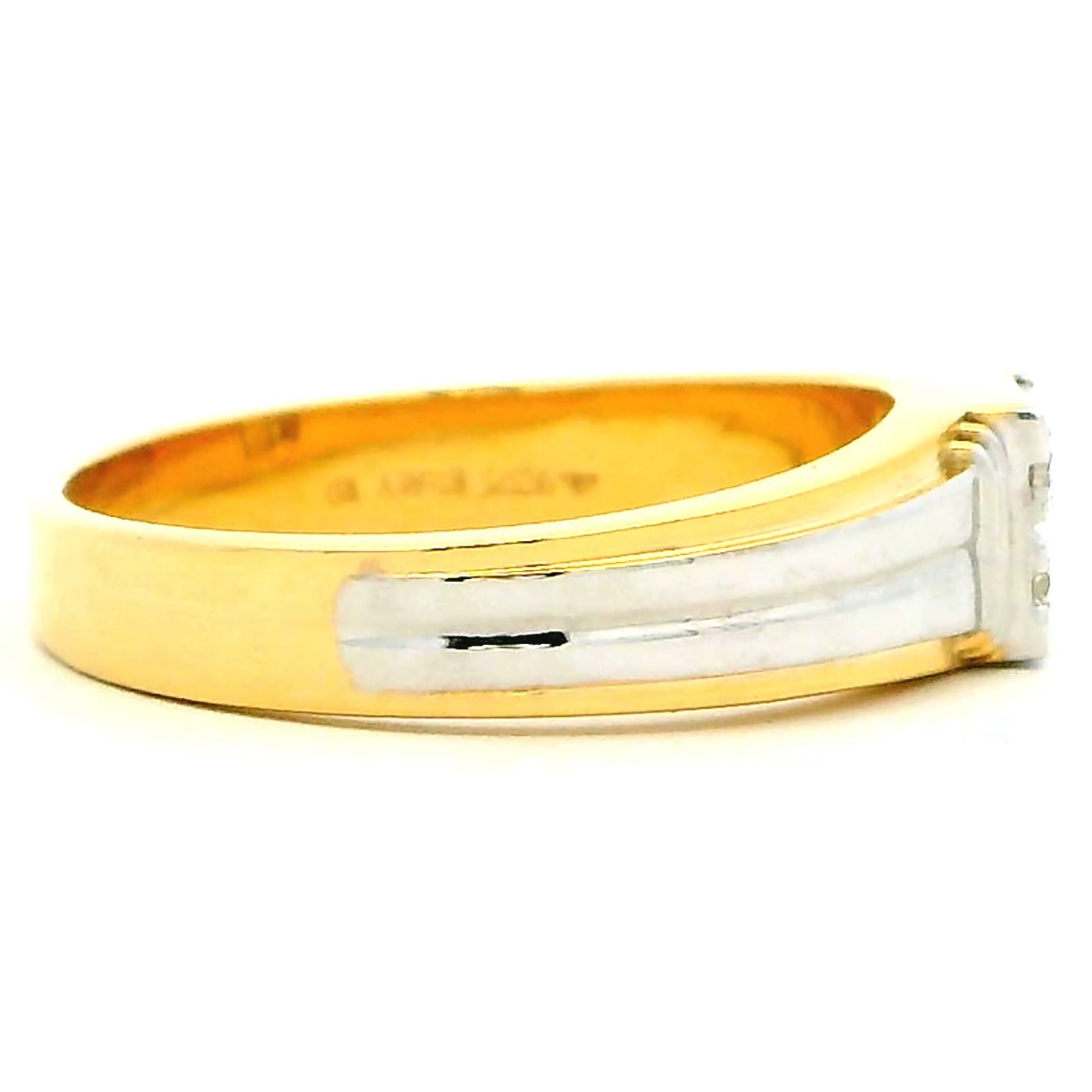 9K Lab Grown Diamond Ring For Men