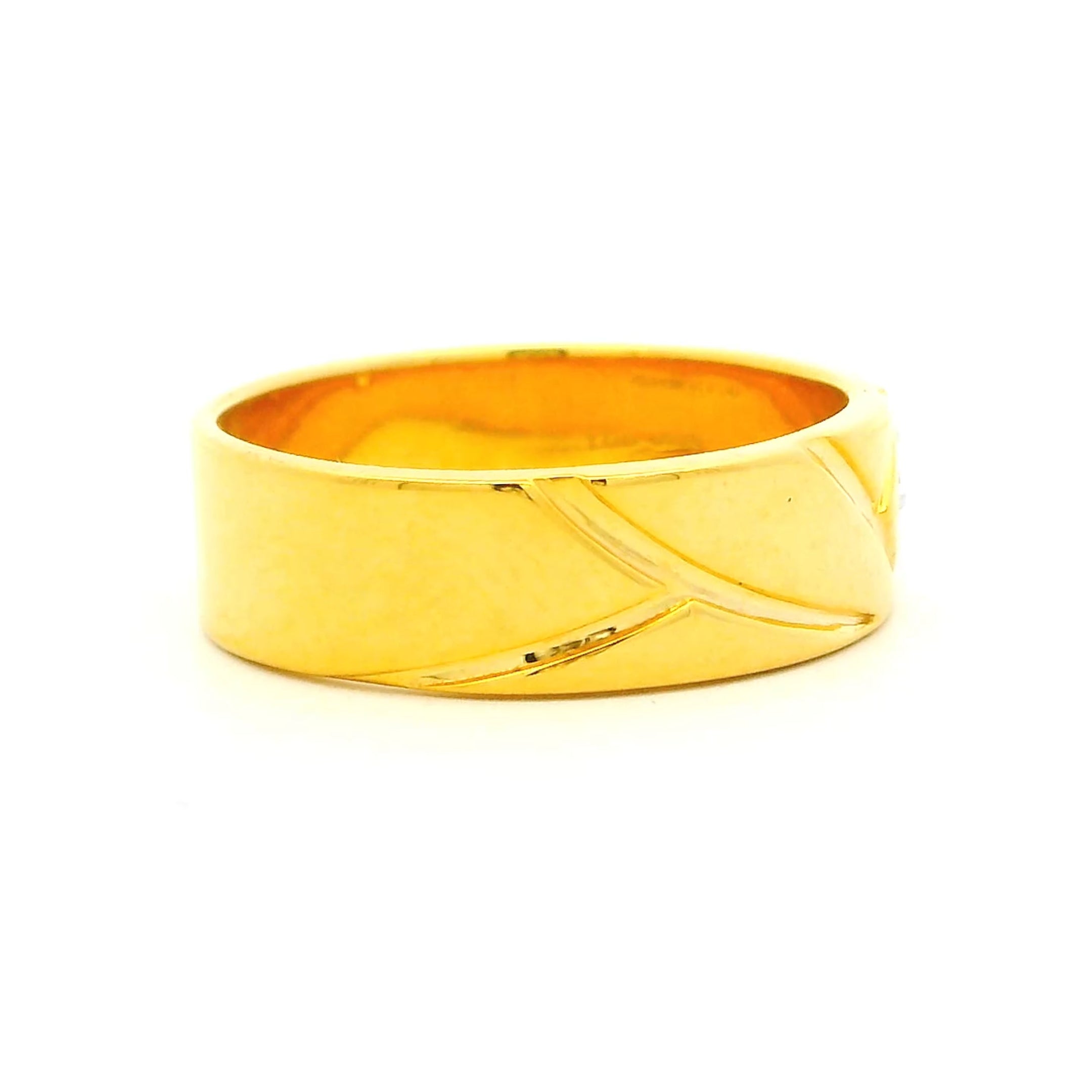9K Lab Grown Diamond Ring For Men