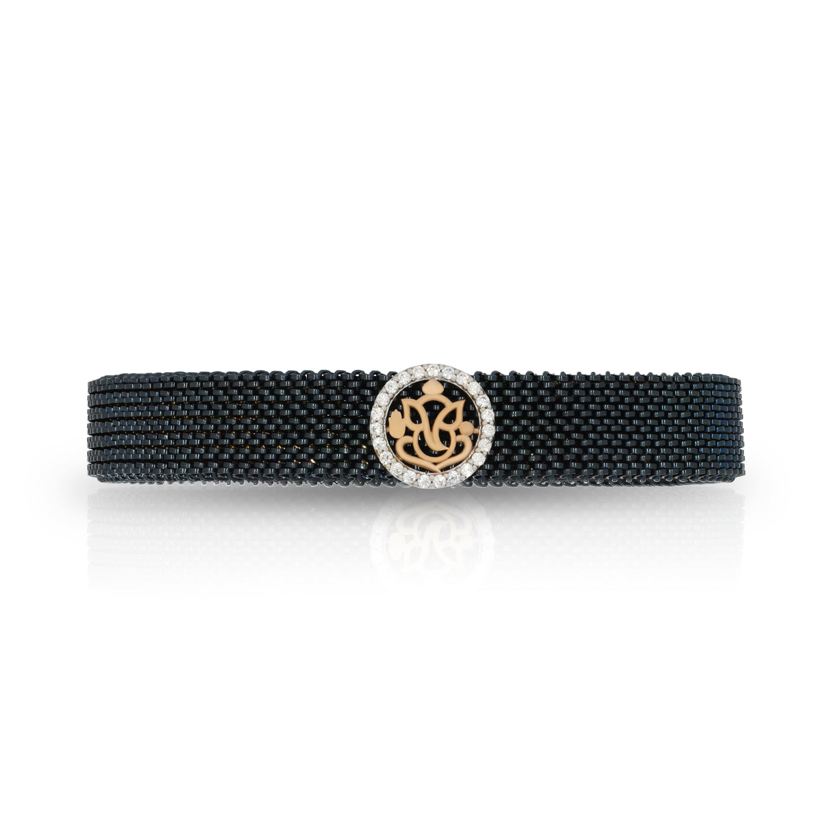 Scared Devotion Lord Ganesha 18K Gold Bracelet for Men