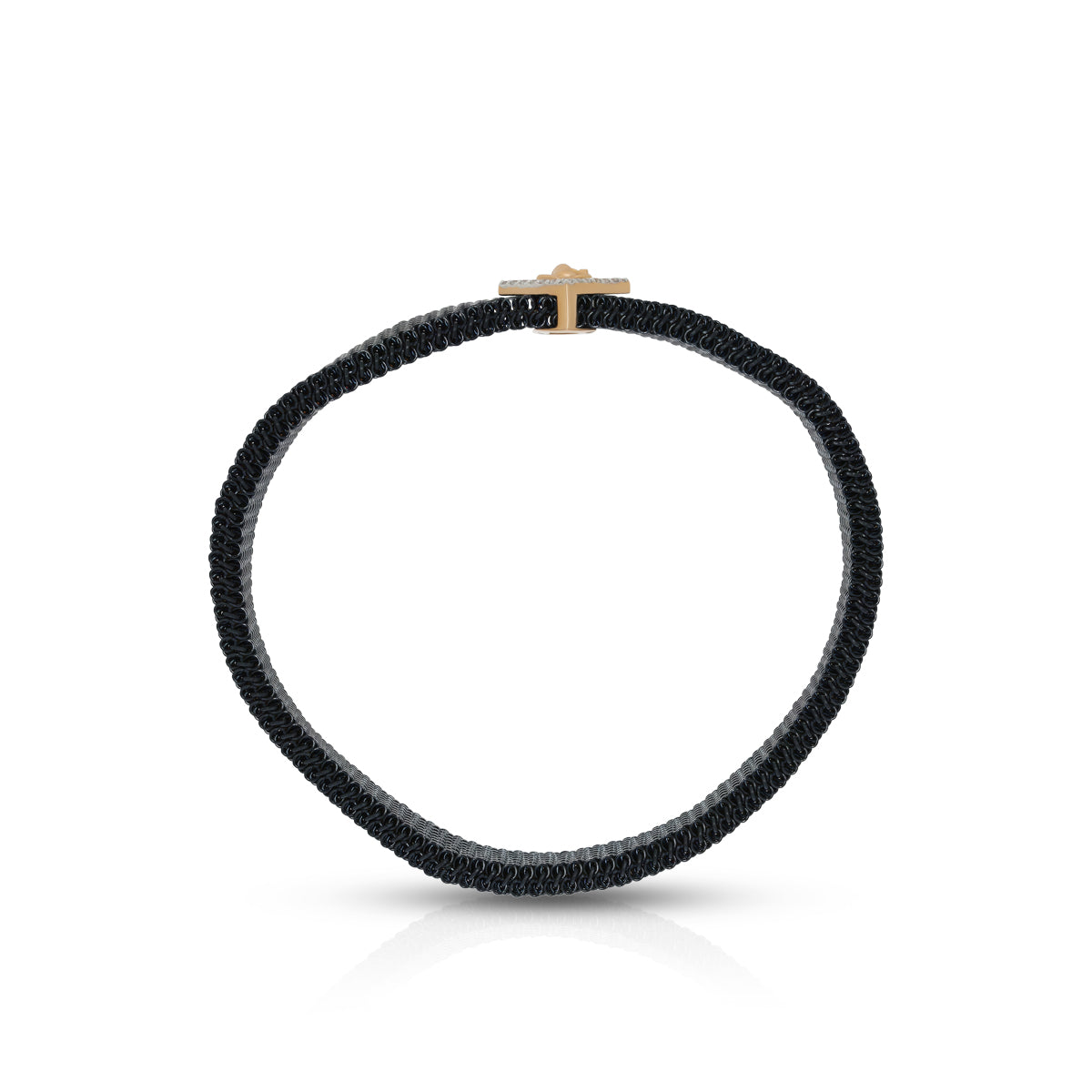 Serene Elegance Lord Ganesha 18K Gold Bracelet for Men