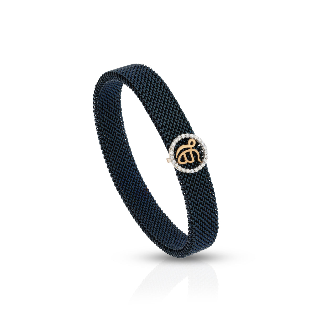 Bold Enigmatic 18K Gold Bracelet for Men