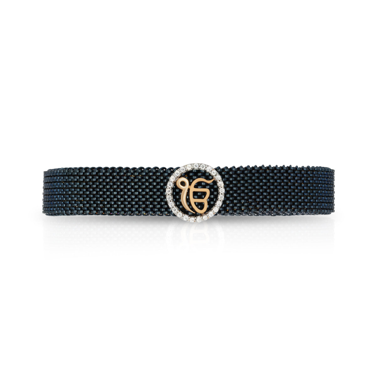 Bold Enigmatic 18K Gold Bracelet for Men