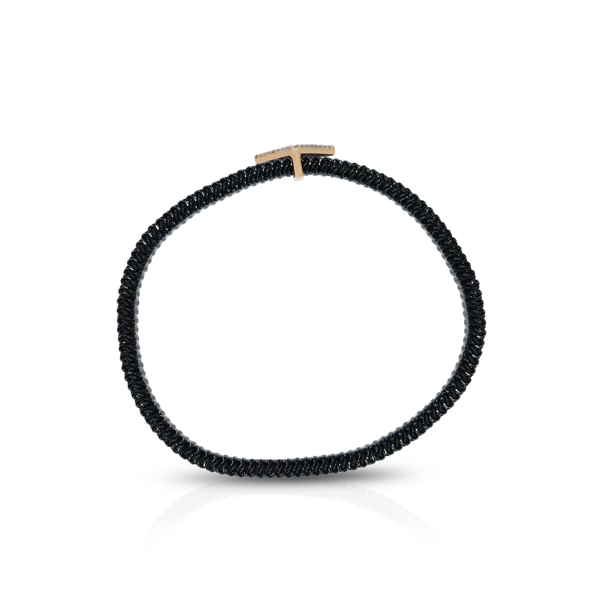 Radiating R 18K Gold Bracelet for Men