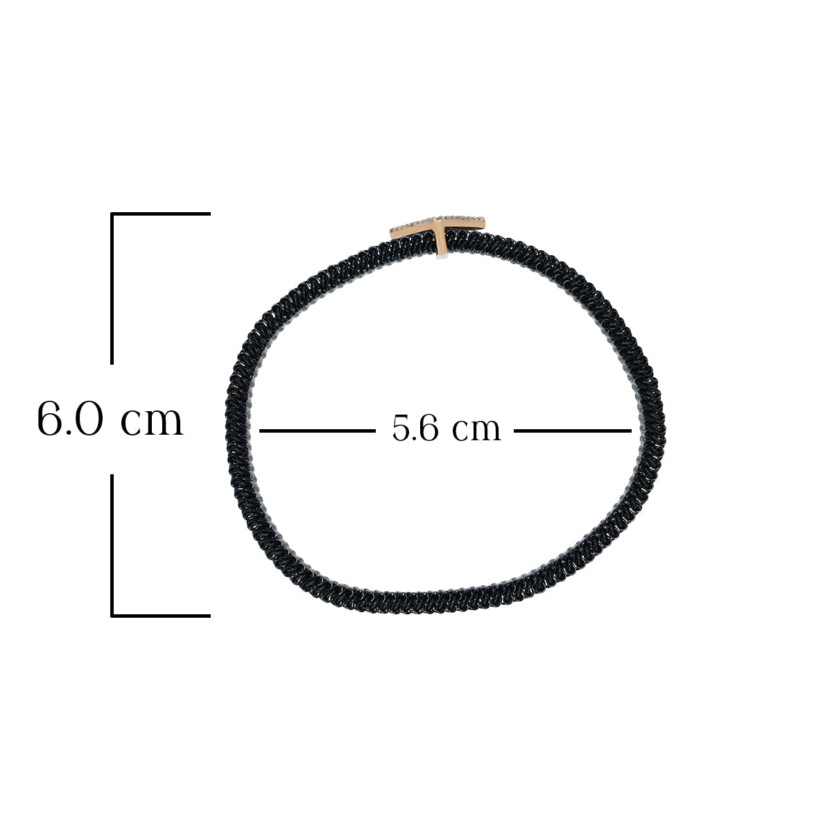 Radiating R 18K Gold Bracelet for Men