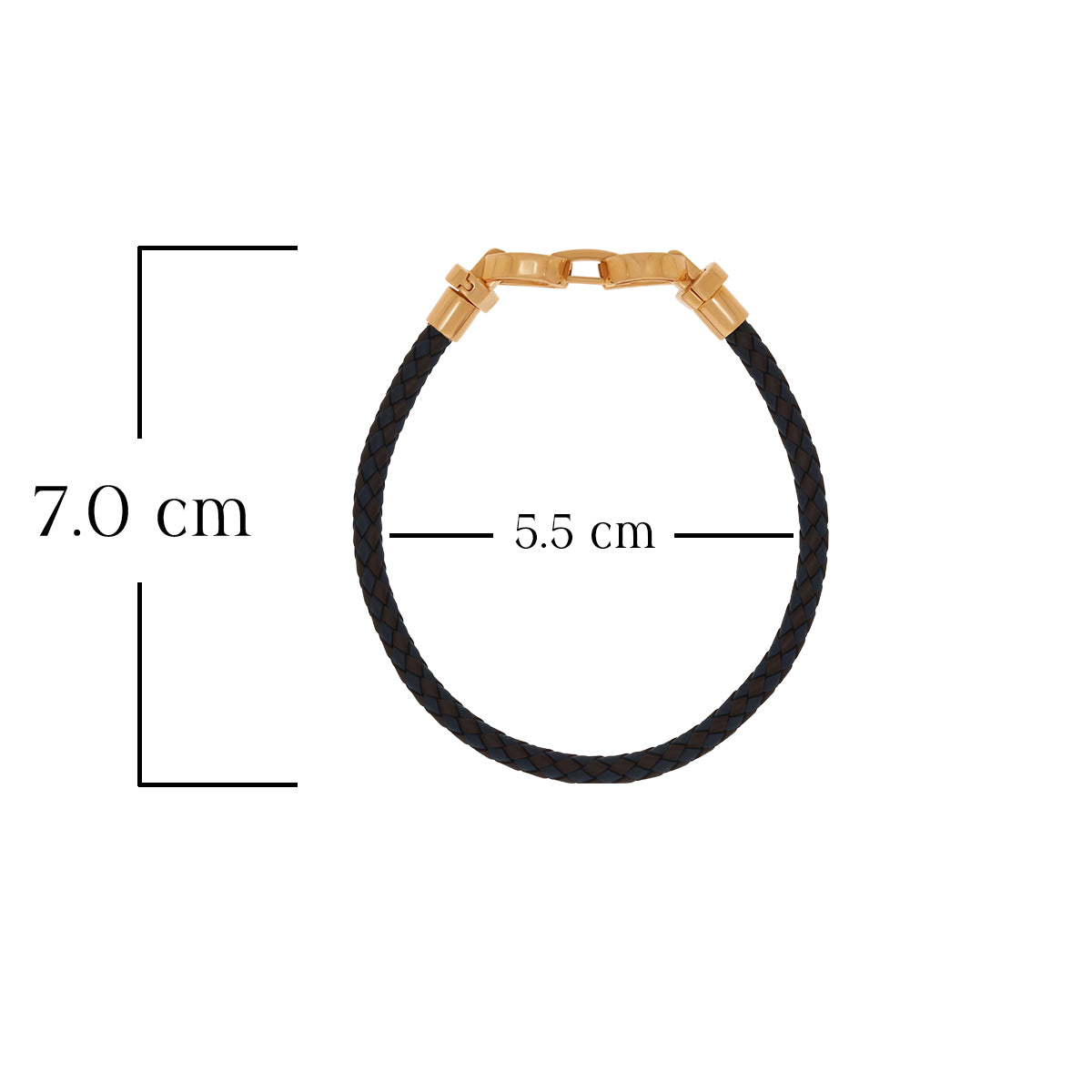 Macho Luxe 18K Gold Bracelet for Men