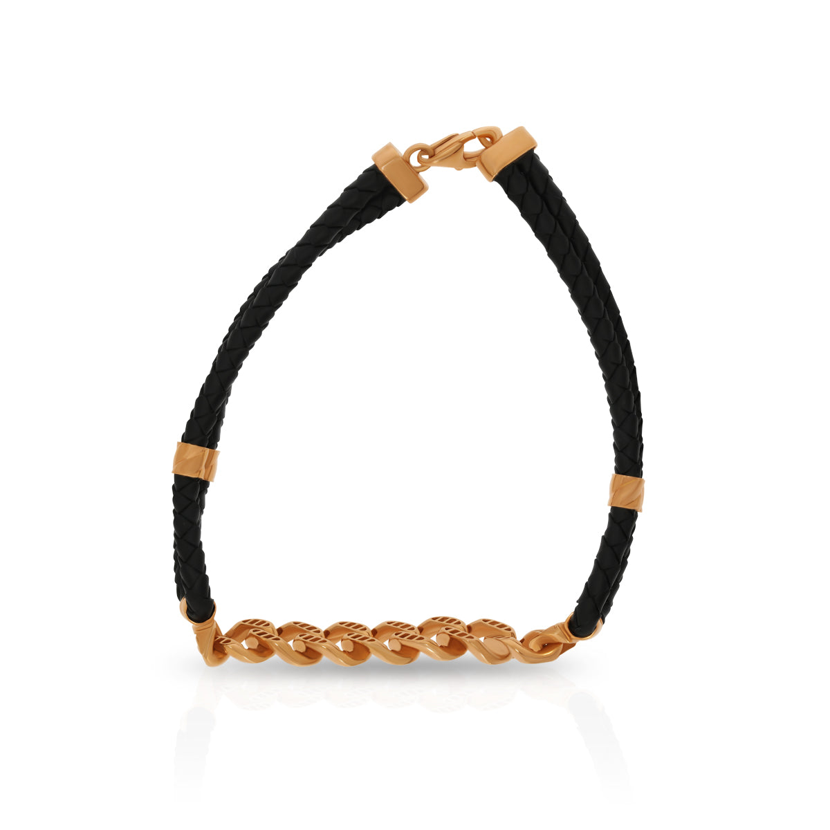 Sauve Swirl 18K Gold Bracelet for Men