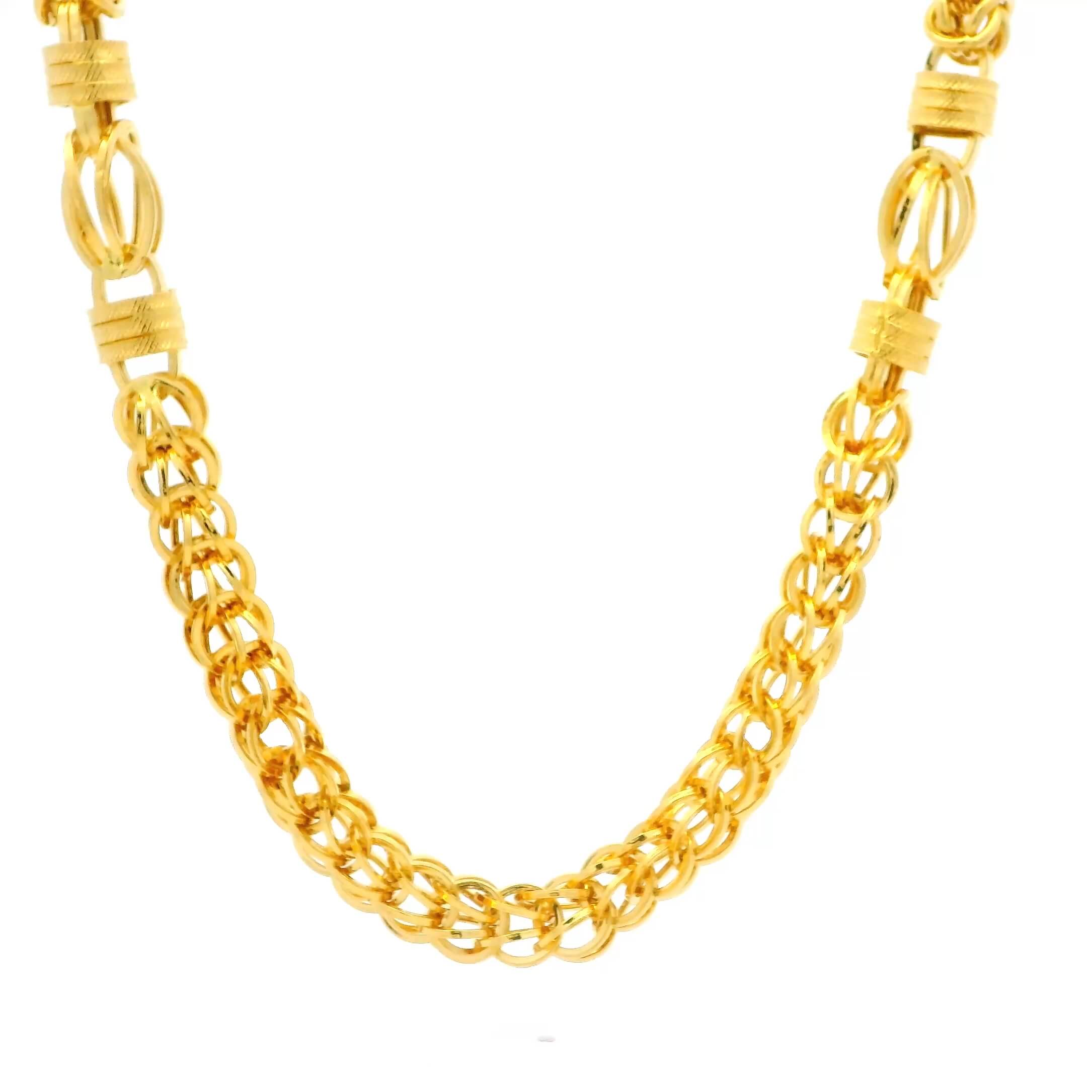 Royalty Radiance 22K Gold Chain for Men