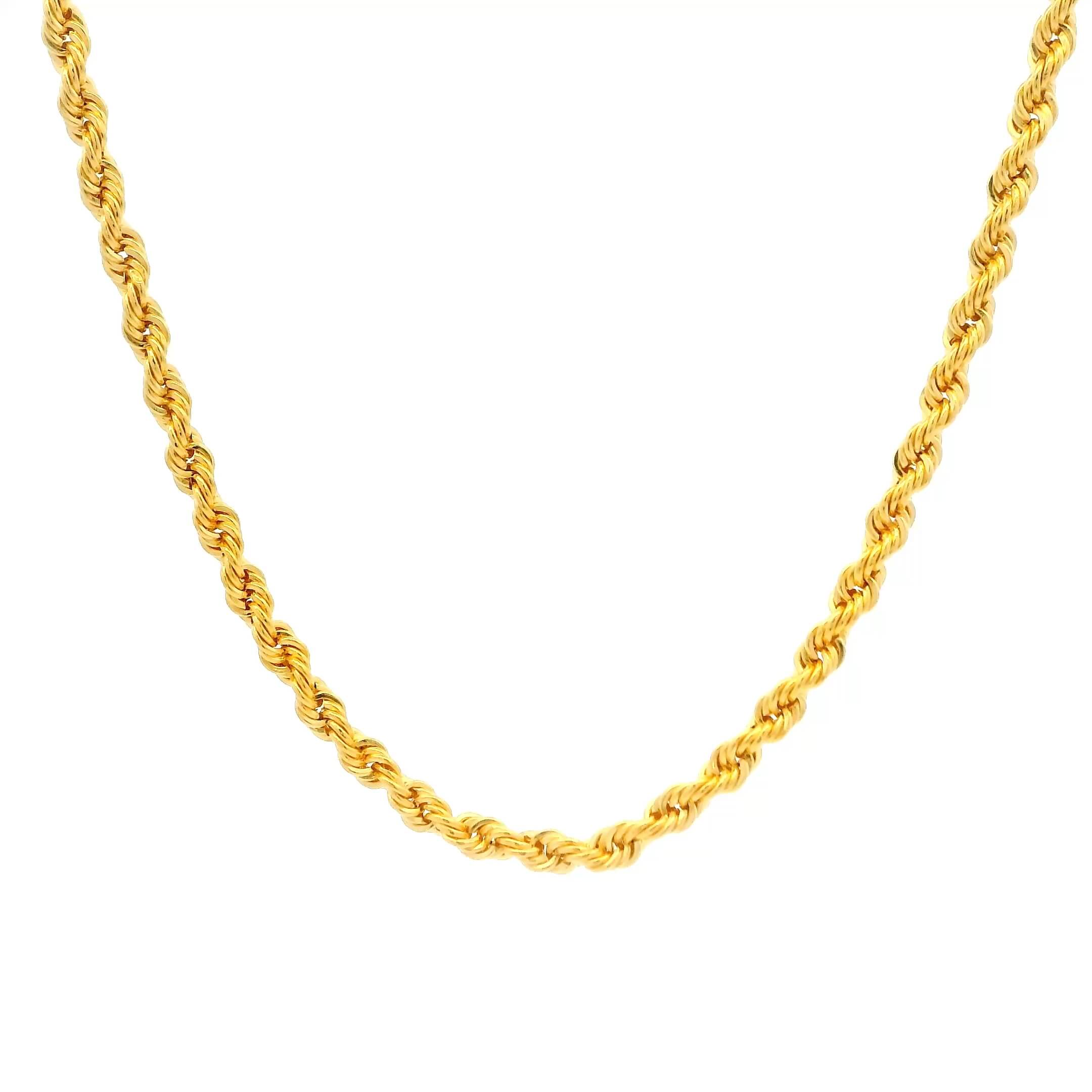 Swag Swirl 22K Gold Chain for Men