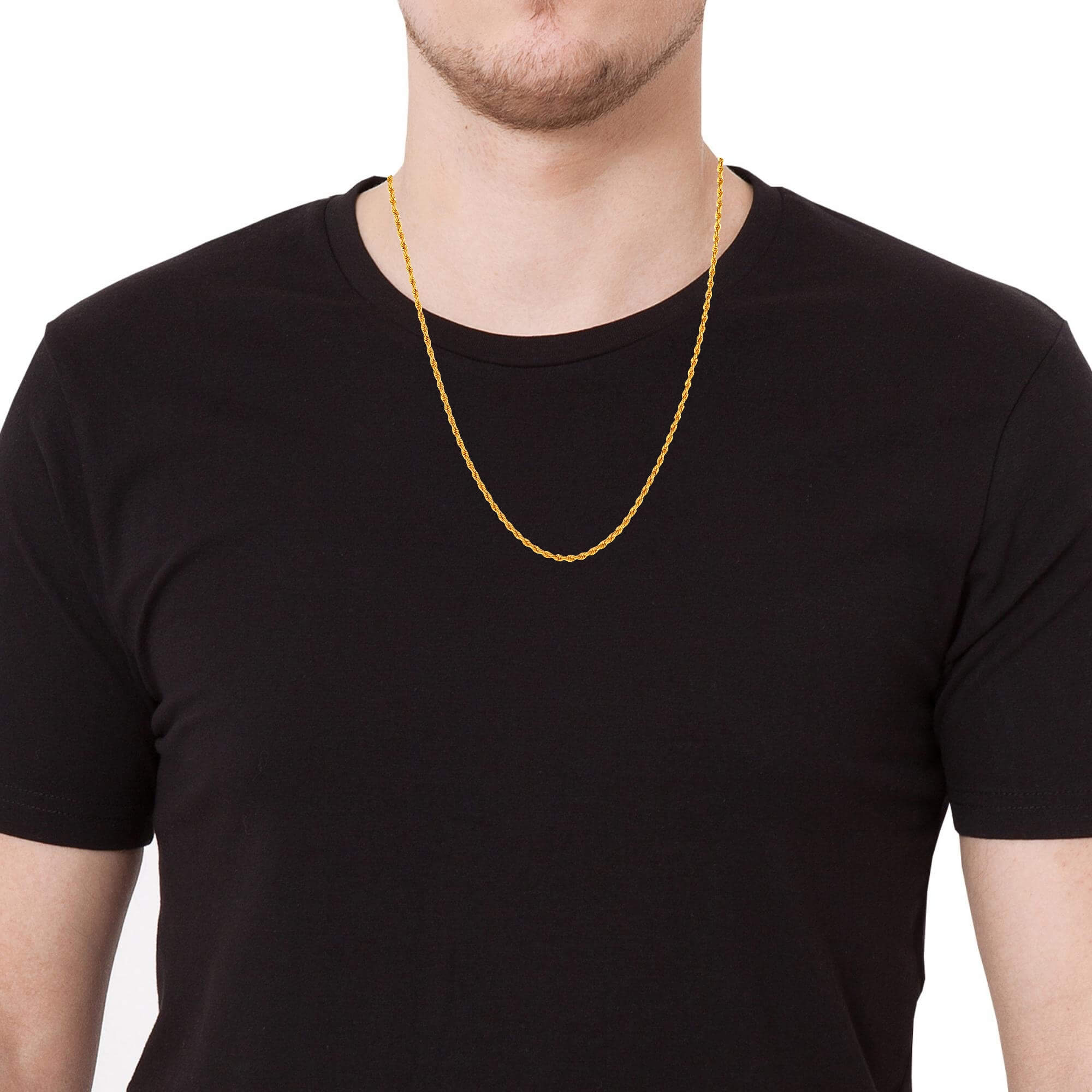 Swag Swirl 22K Gold Chain for Men