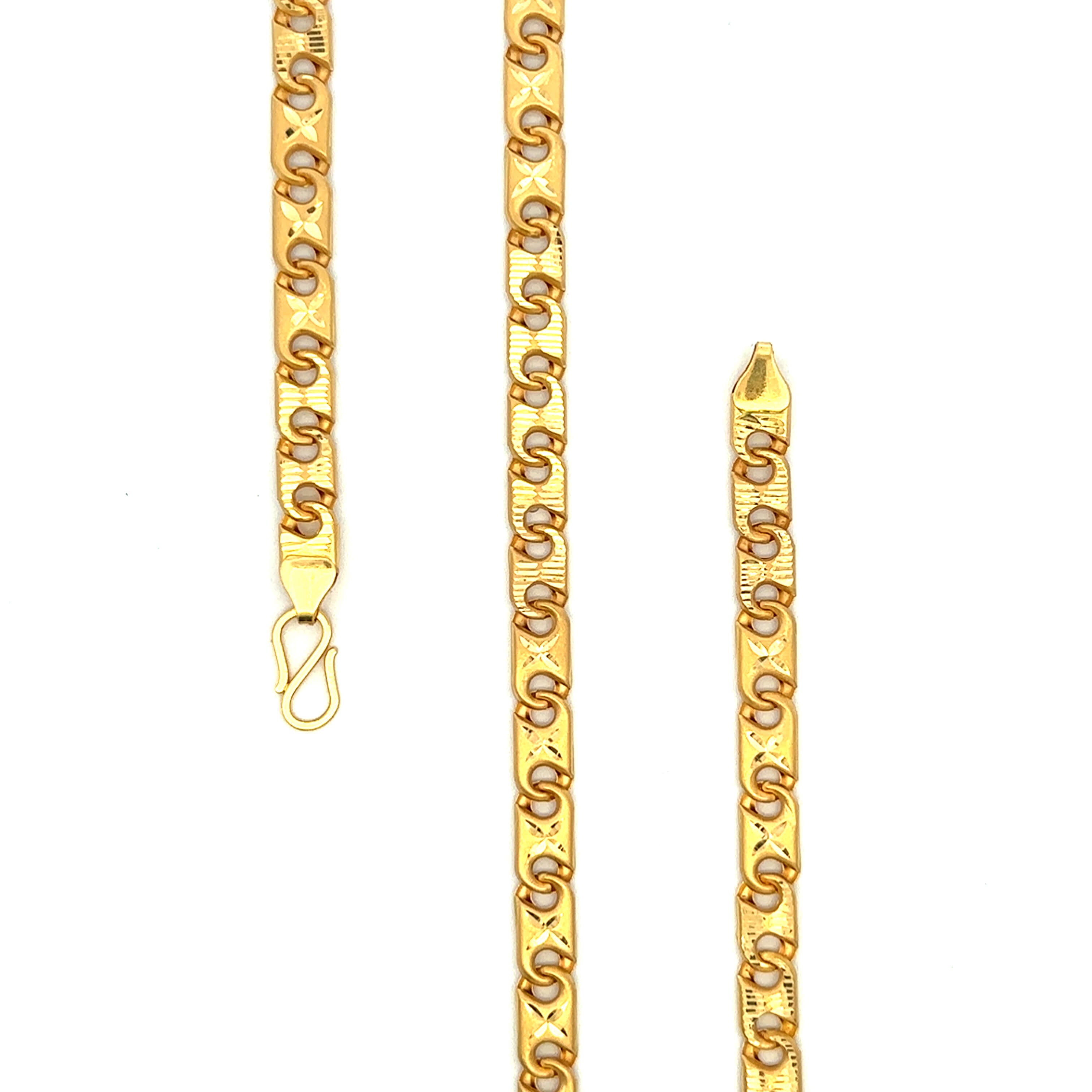 Bold and Brawny 22K Gold Chain for Men