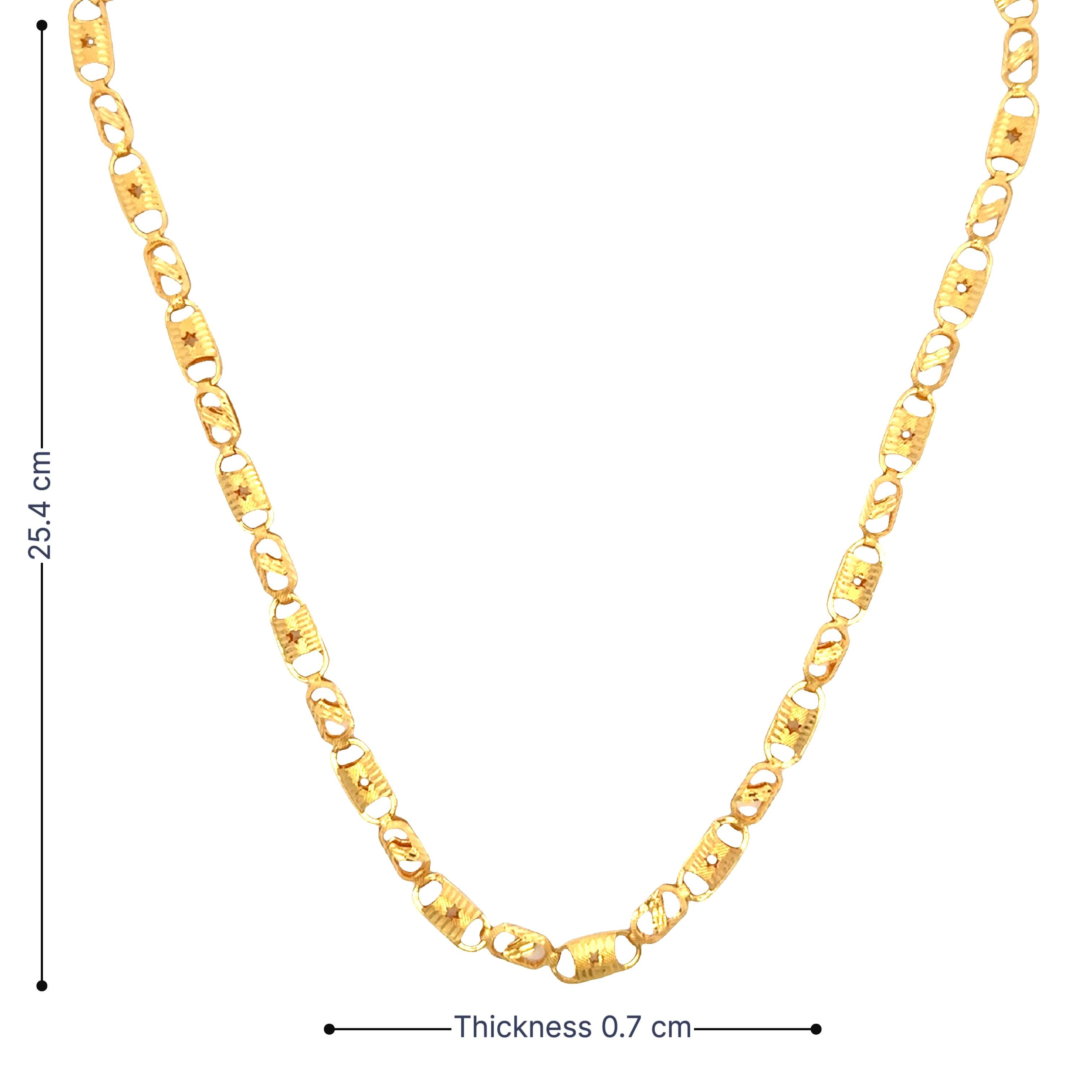 Urban Style 22K Gold Chain for Men