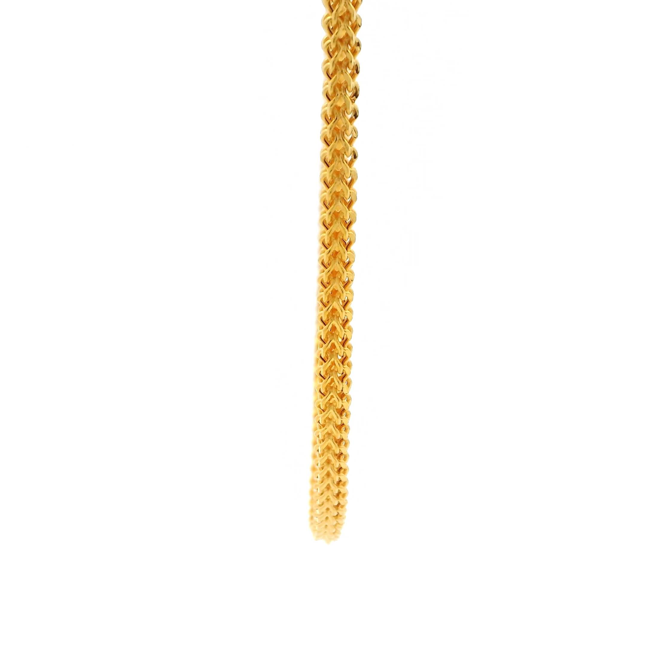 Dashing Glaze 22K Gold Chain for Men