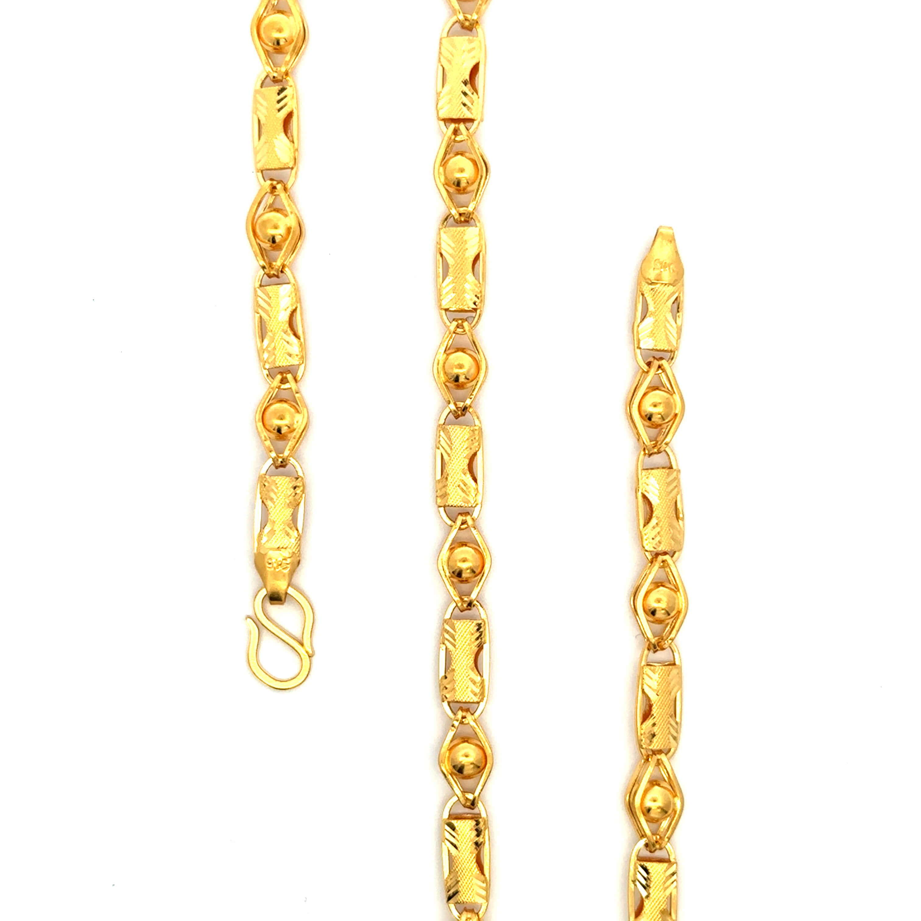 Striking Fabulous 22K Gold Chain for Men