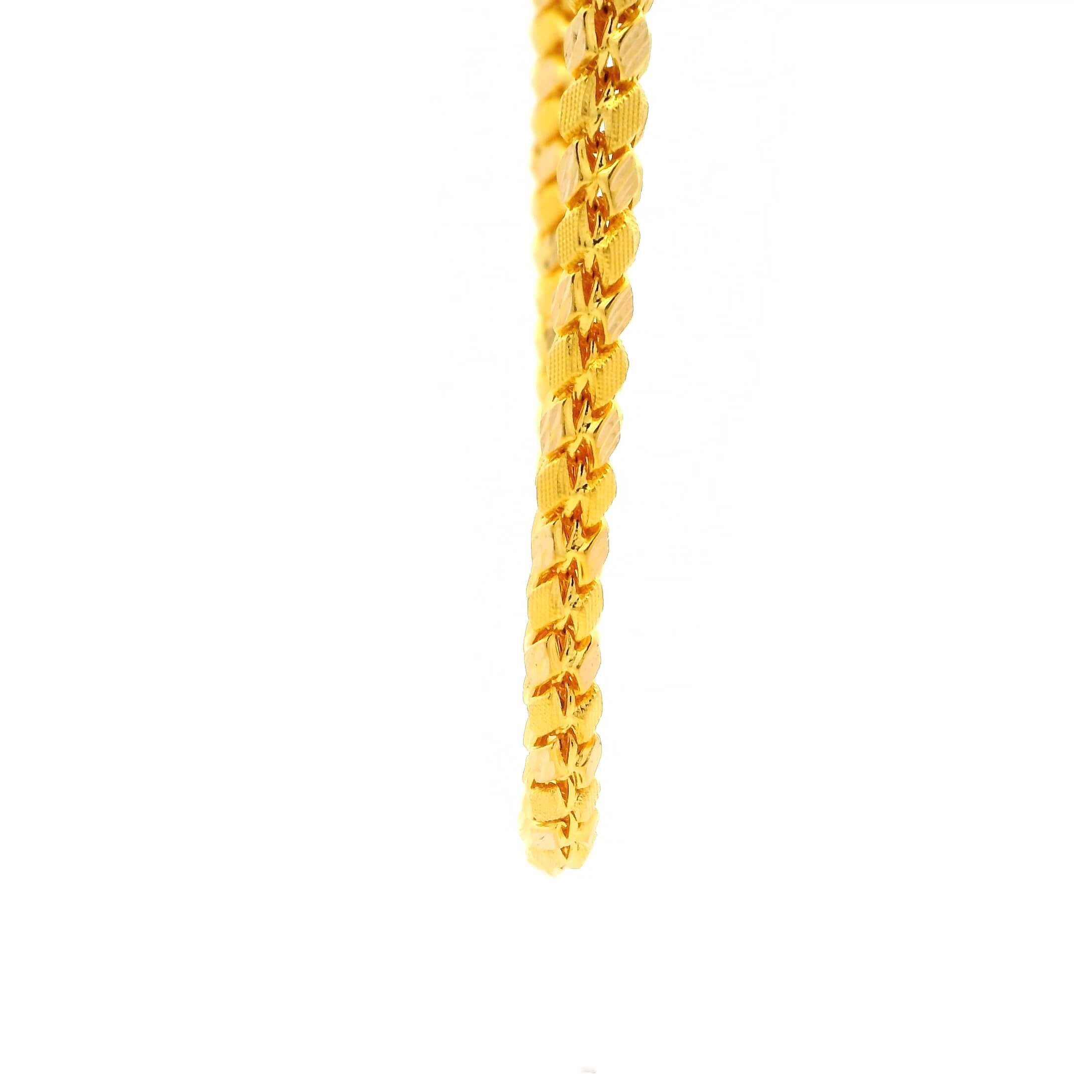 Regal and Bold 22K Gold Chain for Men