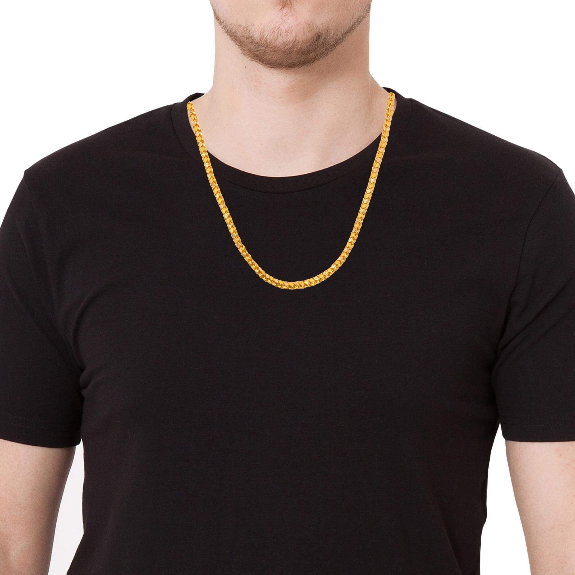 Regal and Bold 22K Gold Chain for Men