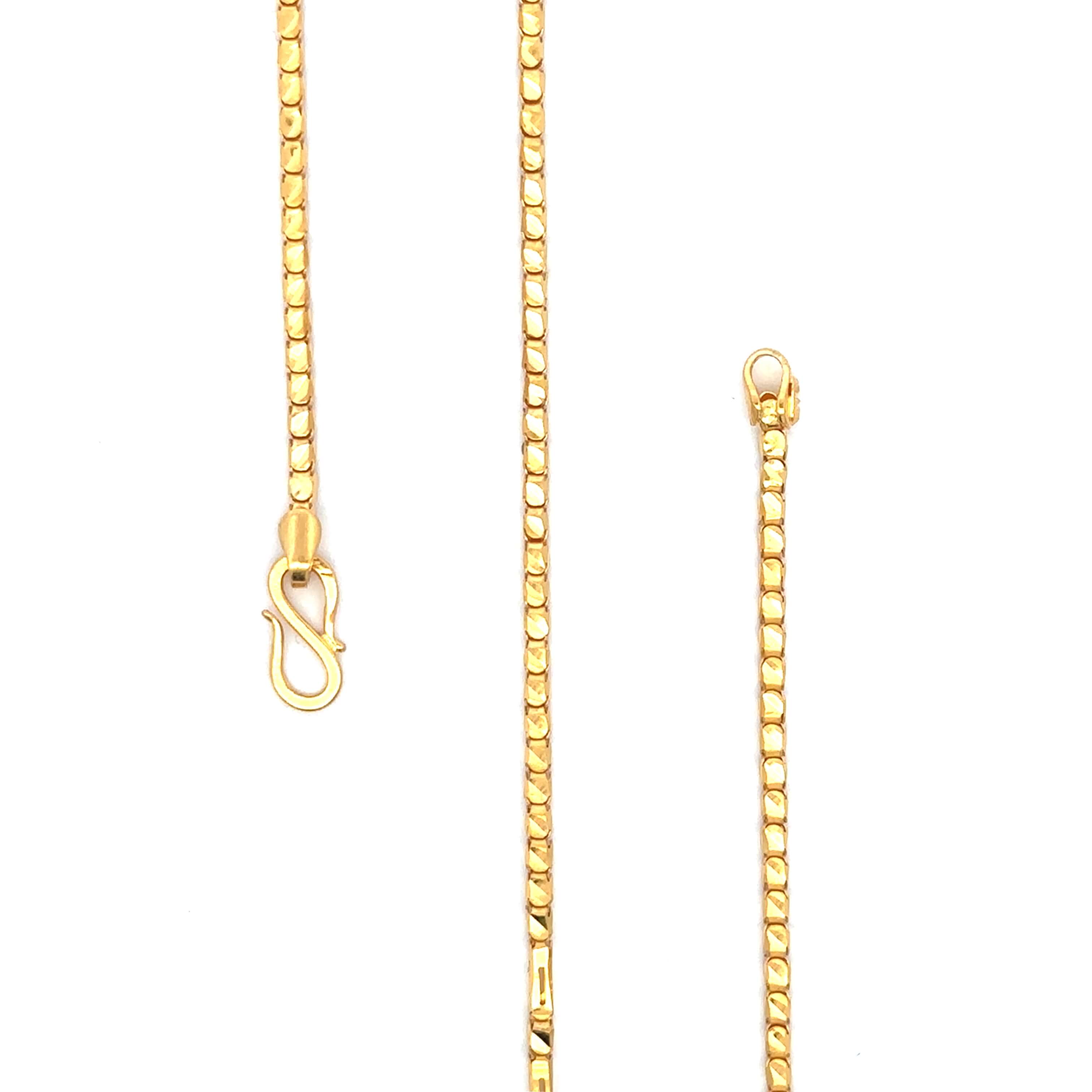 22K Vogue Gold Chain for Men